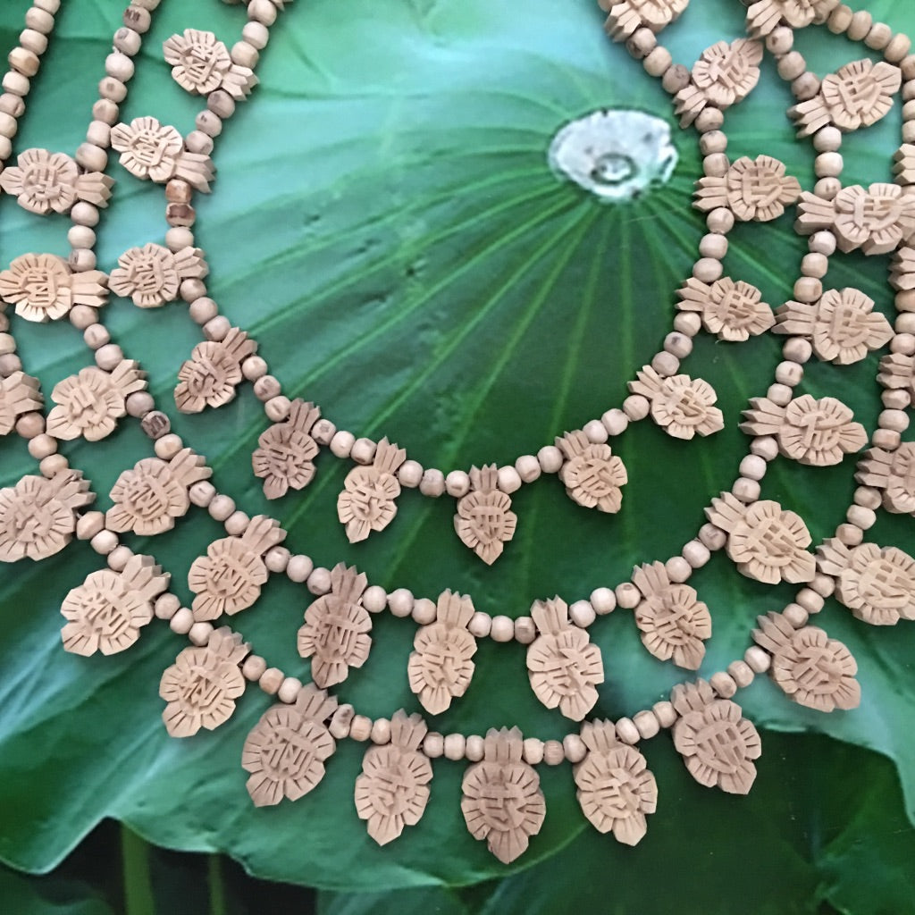 Exclusive 16 Lotus Maha Mantra Pendant-Tulsi Necklace - Best Quality