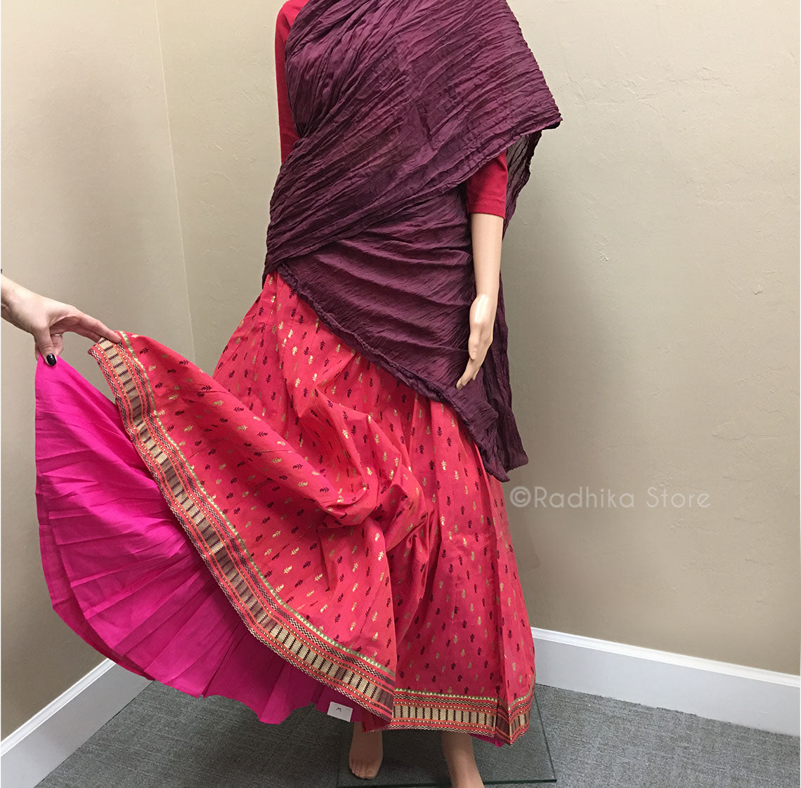 Fuschia Petticoat/Slip - S, M, L, Xl