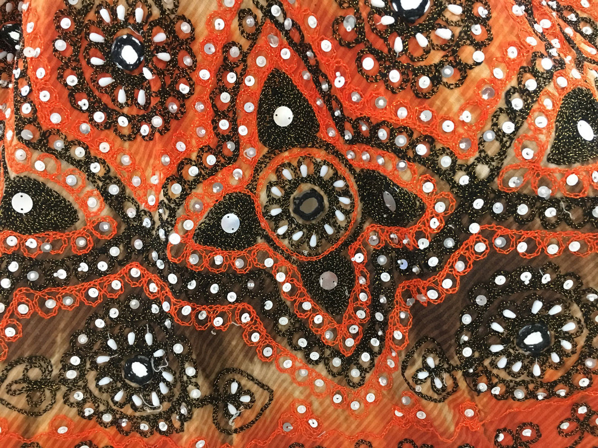 Gopi Skirt Outfit - Vrindavan Dust/Orange - Sizes - 6