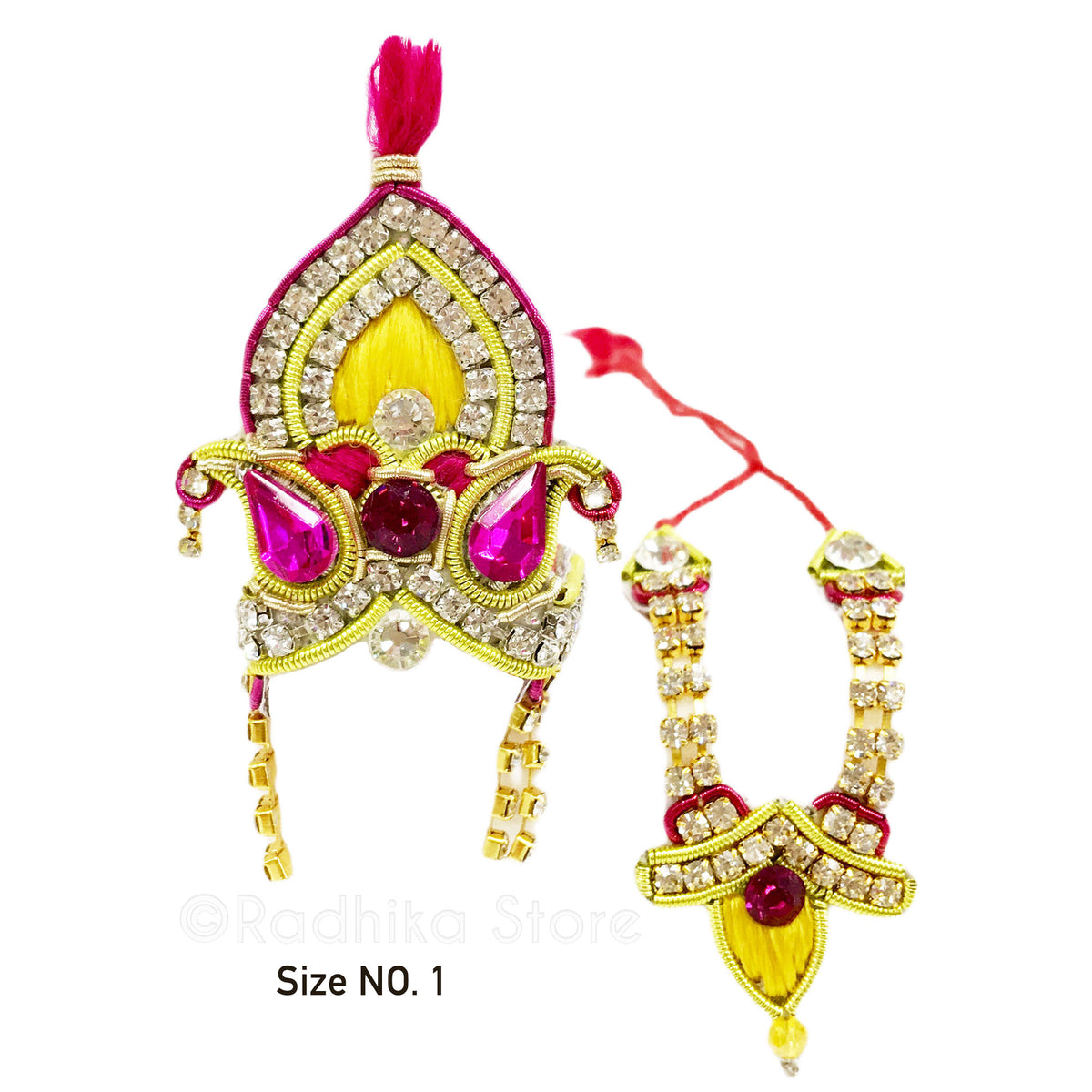 Varsana - Deity Crown and Necklace Set