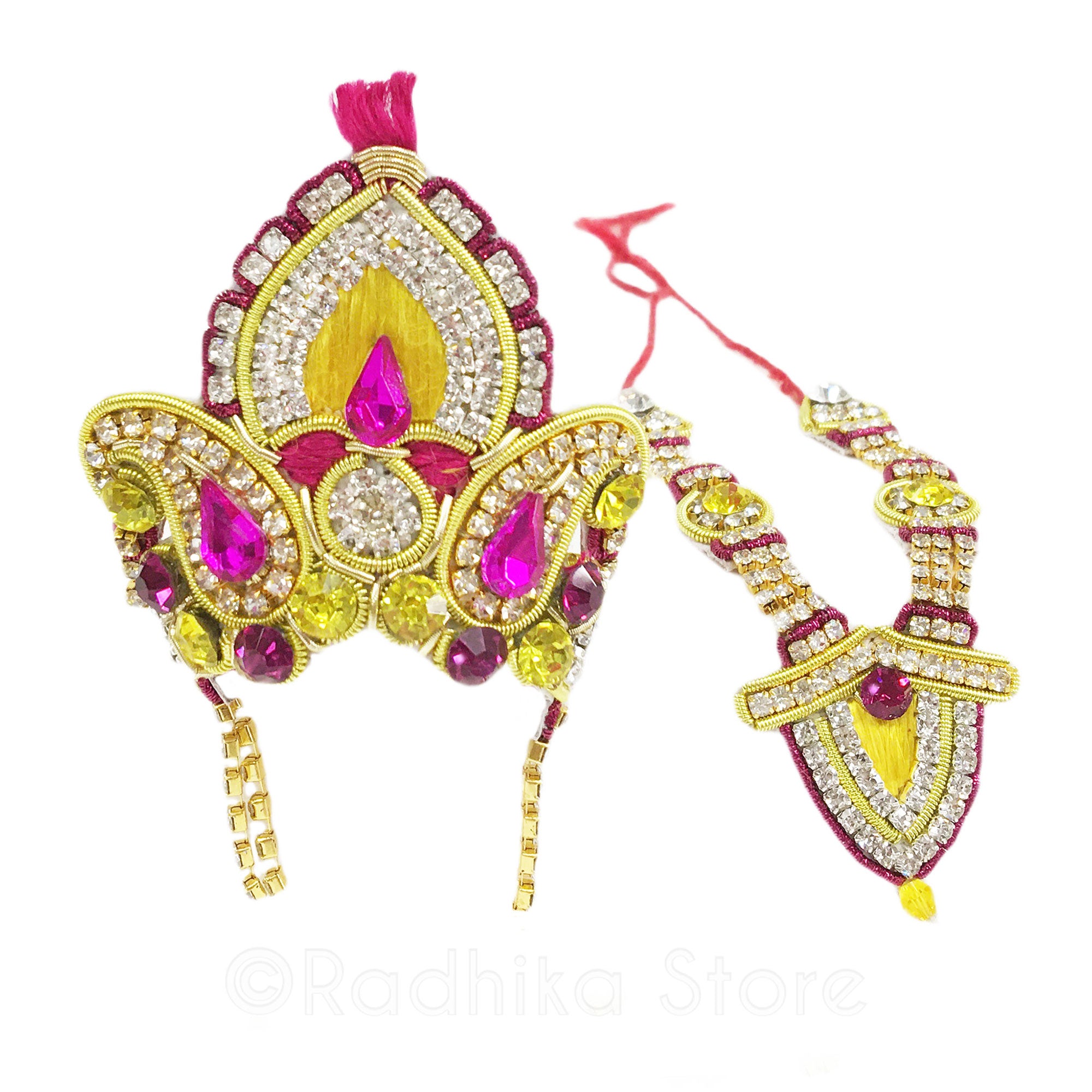 Varsana - Deity Crown and Necklace Set