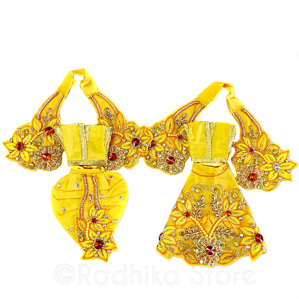Krishna Sun Garden - Radha Krishna Deity Outfit