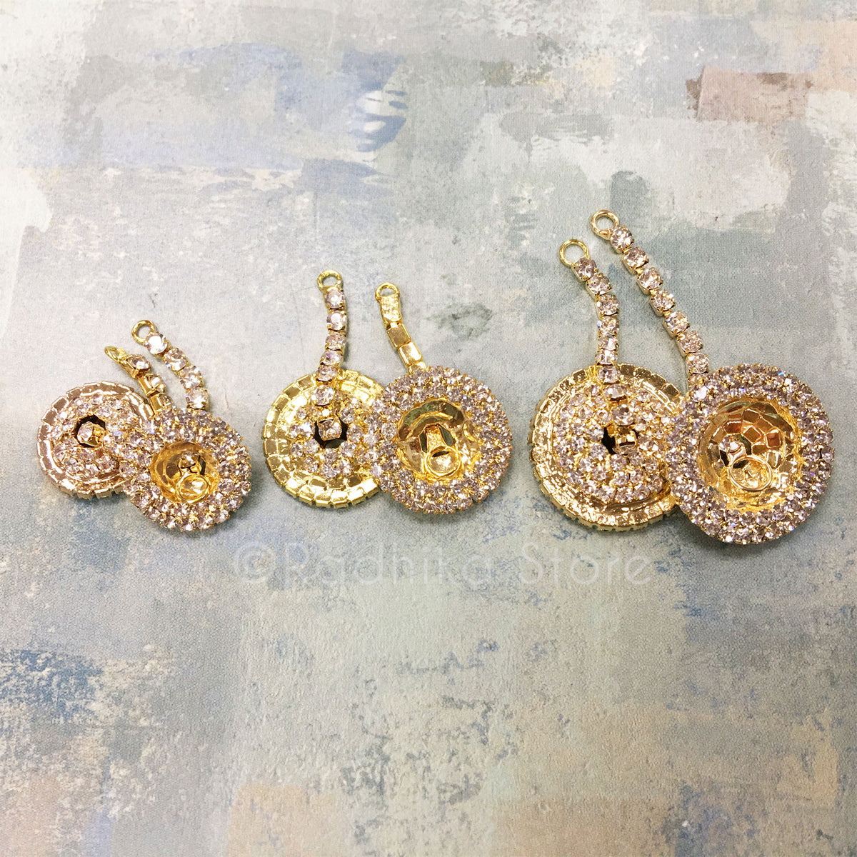 Clear Rhinestone Deity Kartal