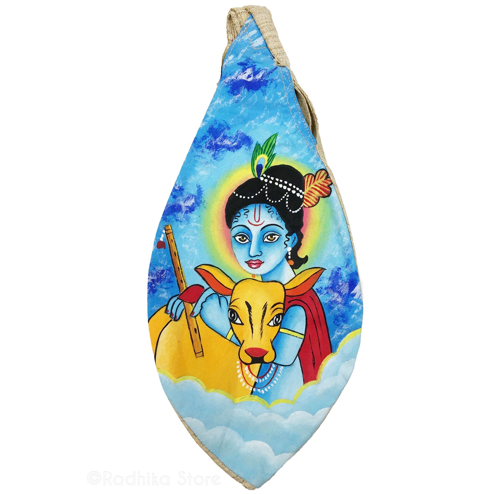 My Gopala - Hand Painted - Bead Bag