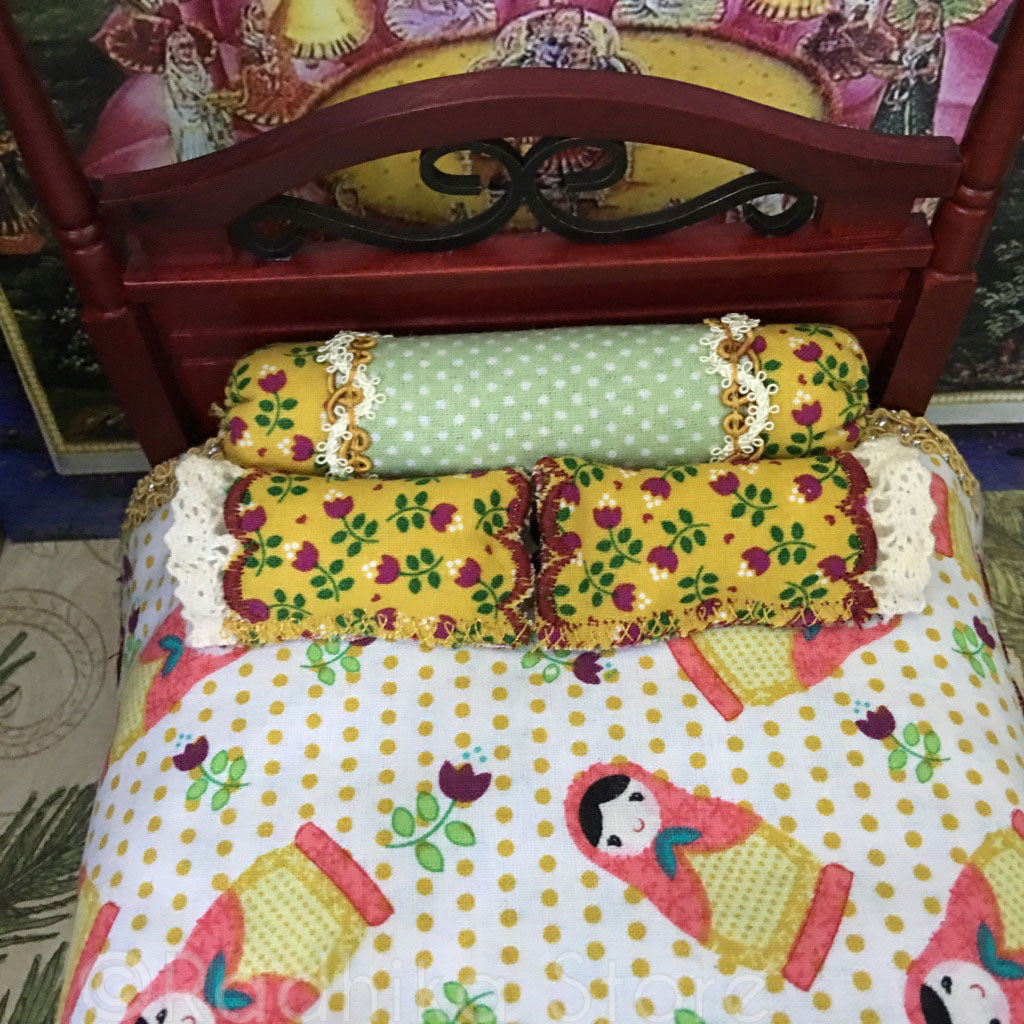 Gopi Jana-Vallabha- Mahogany Tall Poster Bed-