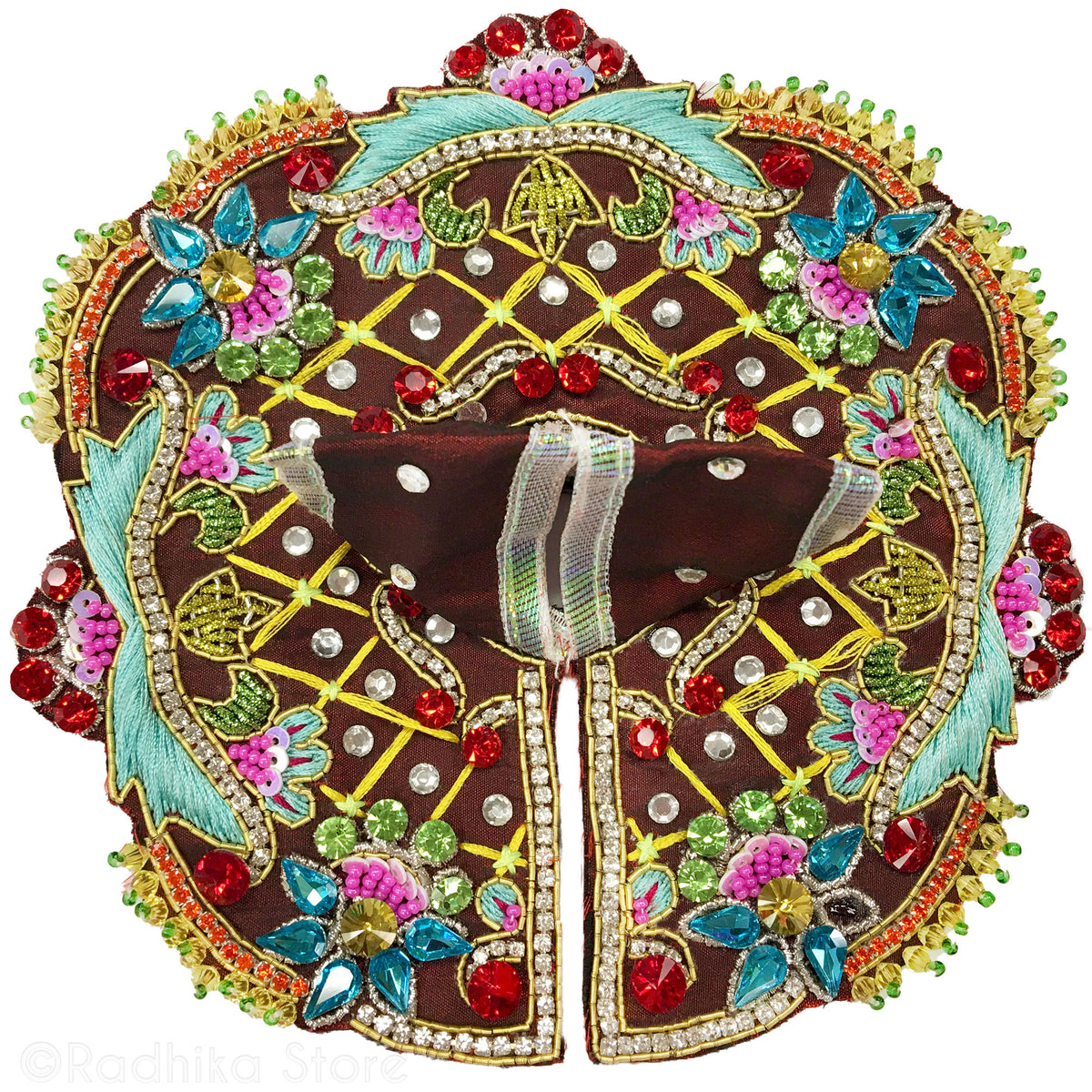 Govardhan Hill - Satin Silk -  Laddu Gopal Outfit