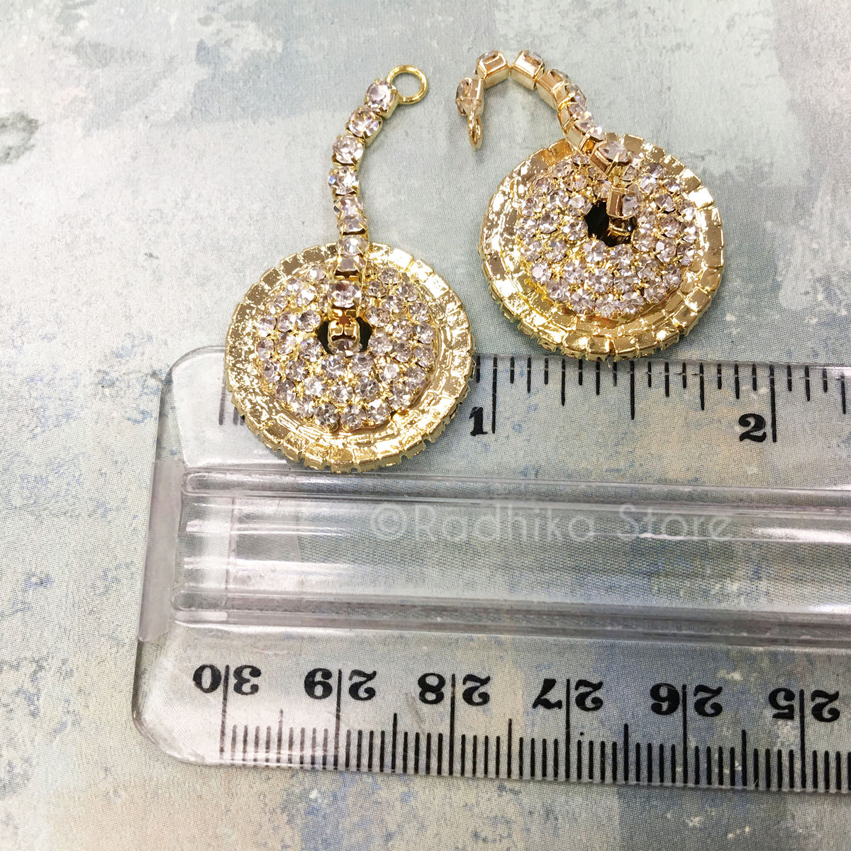 Clear Rhinestone Deity Kartal