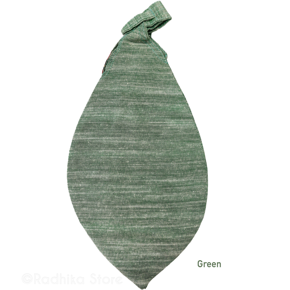 My Shamasundar - Hand Painted - Bead Bag- Choose Green-Blue Or Tulsi Flower