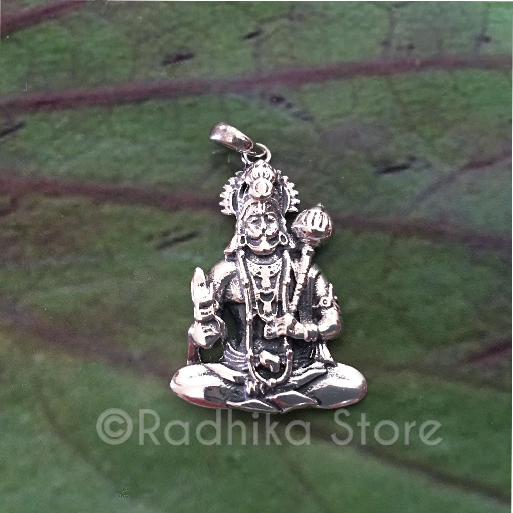 Sri Hanuman Ji- Silver Pendant