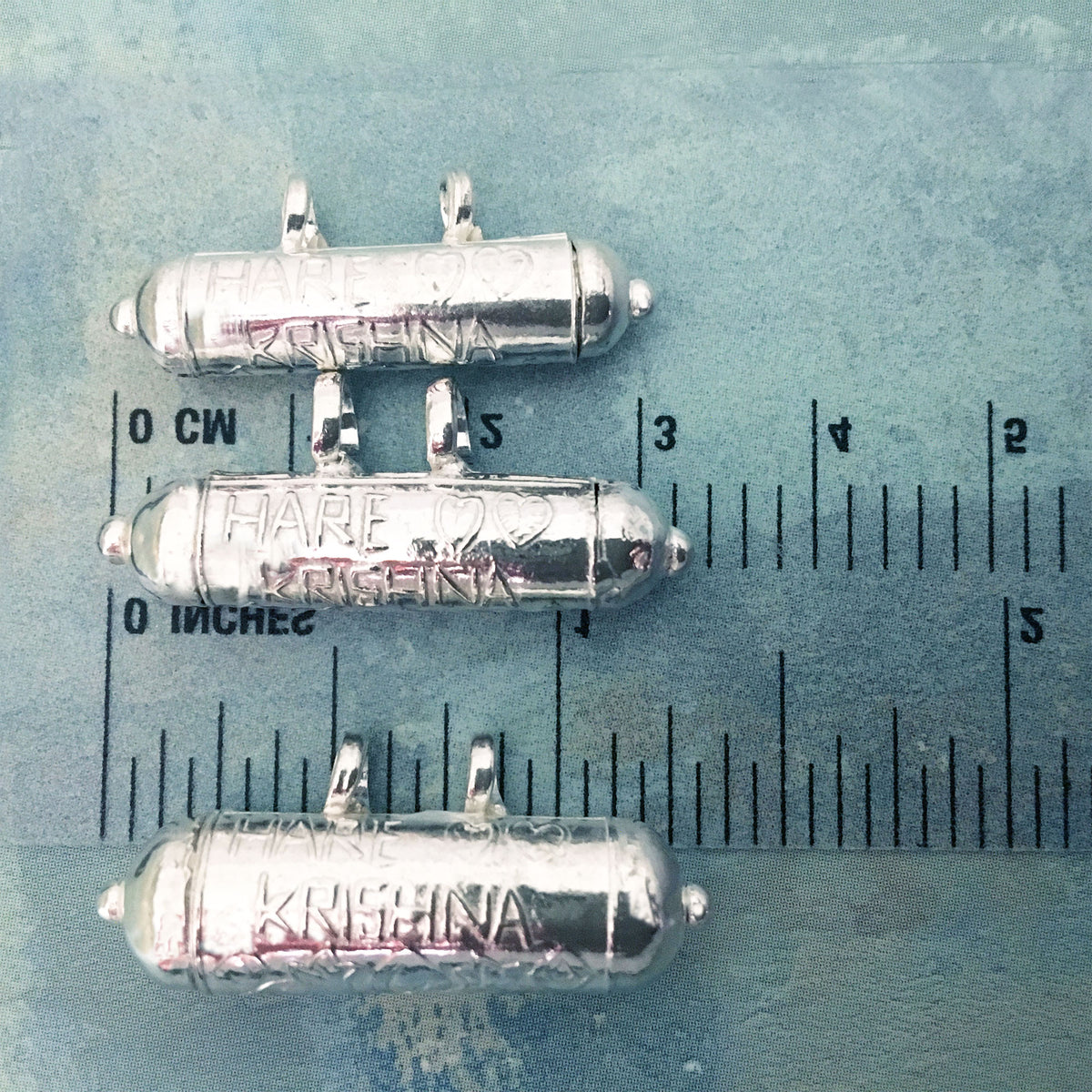 Hare Krishna- Sterling Silver Kavacha Pendants