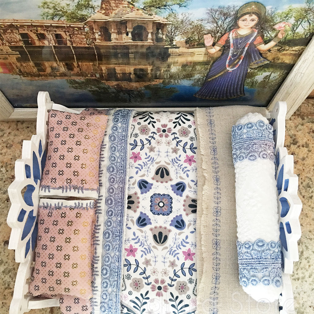 Hare Krishna Lotus Bed - 8&quot; Inch