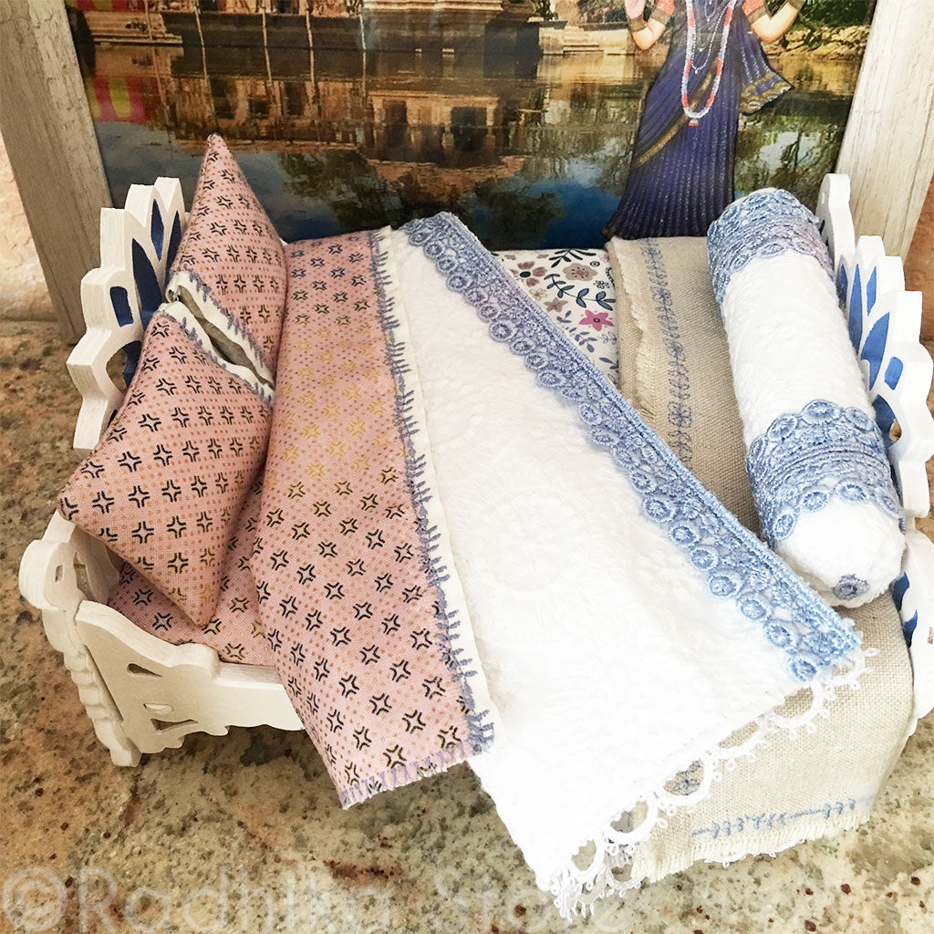 Hare Krishna Lotus Bed - 8&quot; Inch