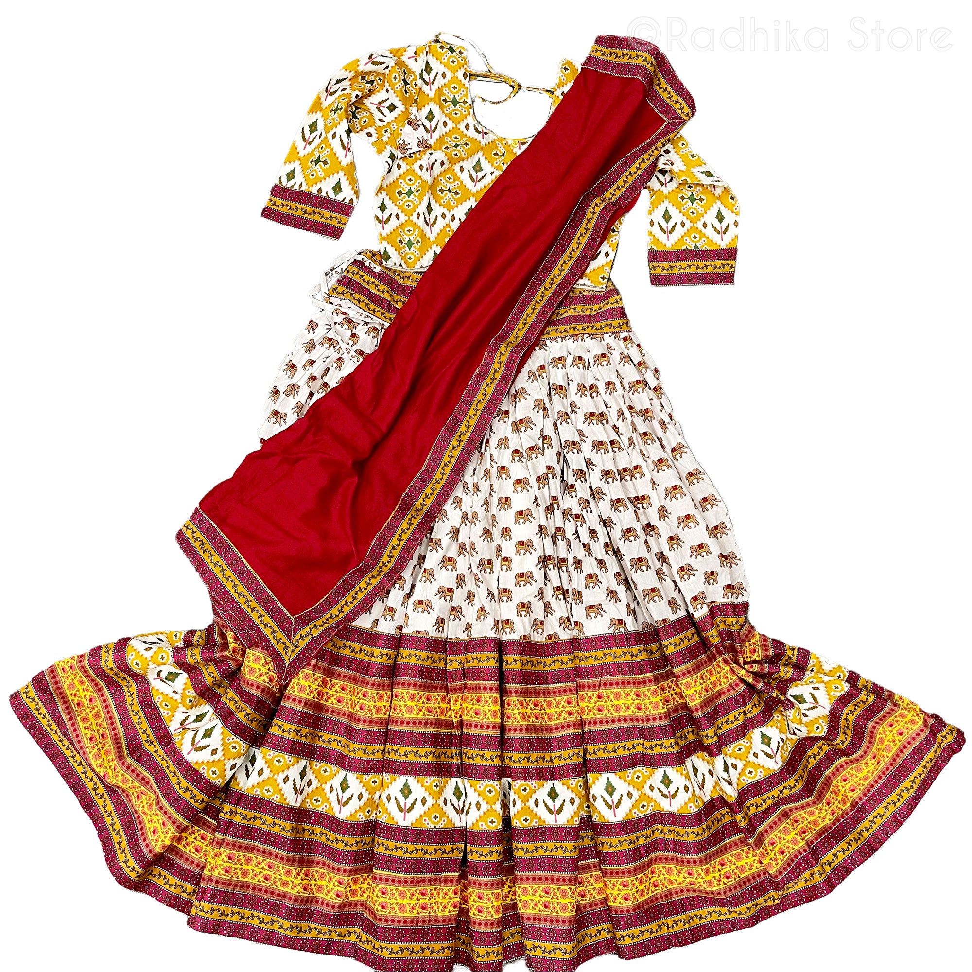 Hastinapur-Cotton-Screen Print-10 Meter Twirling