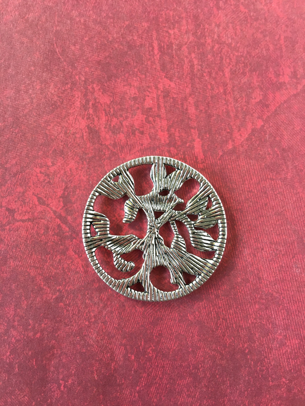 Tulsi Tree With Parrots - Pendant