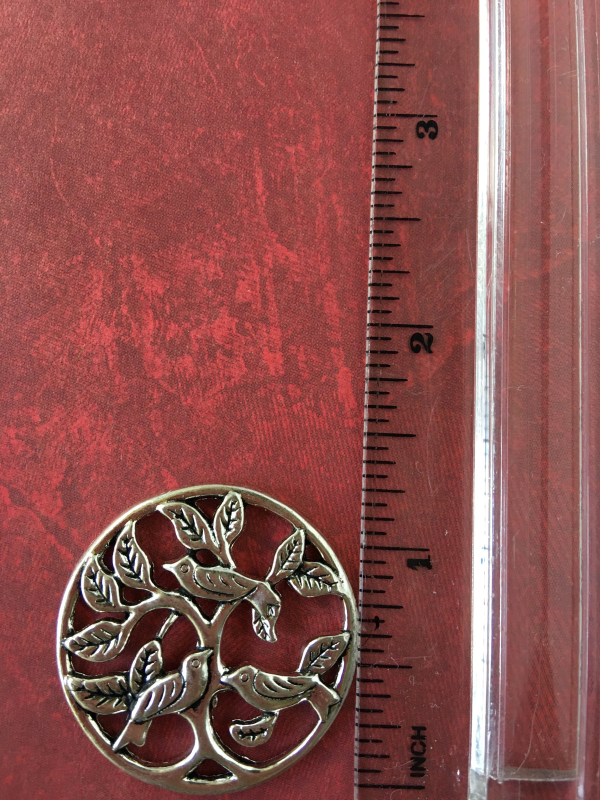 Tulsi Tree With Parrots - Pendant