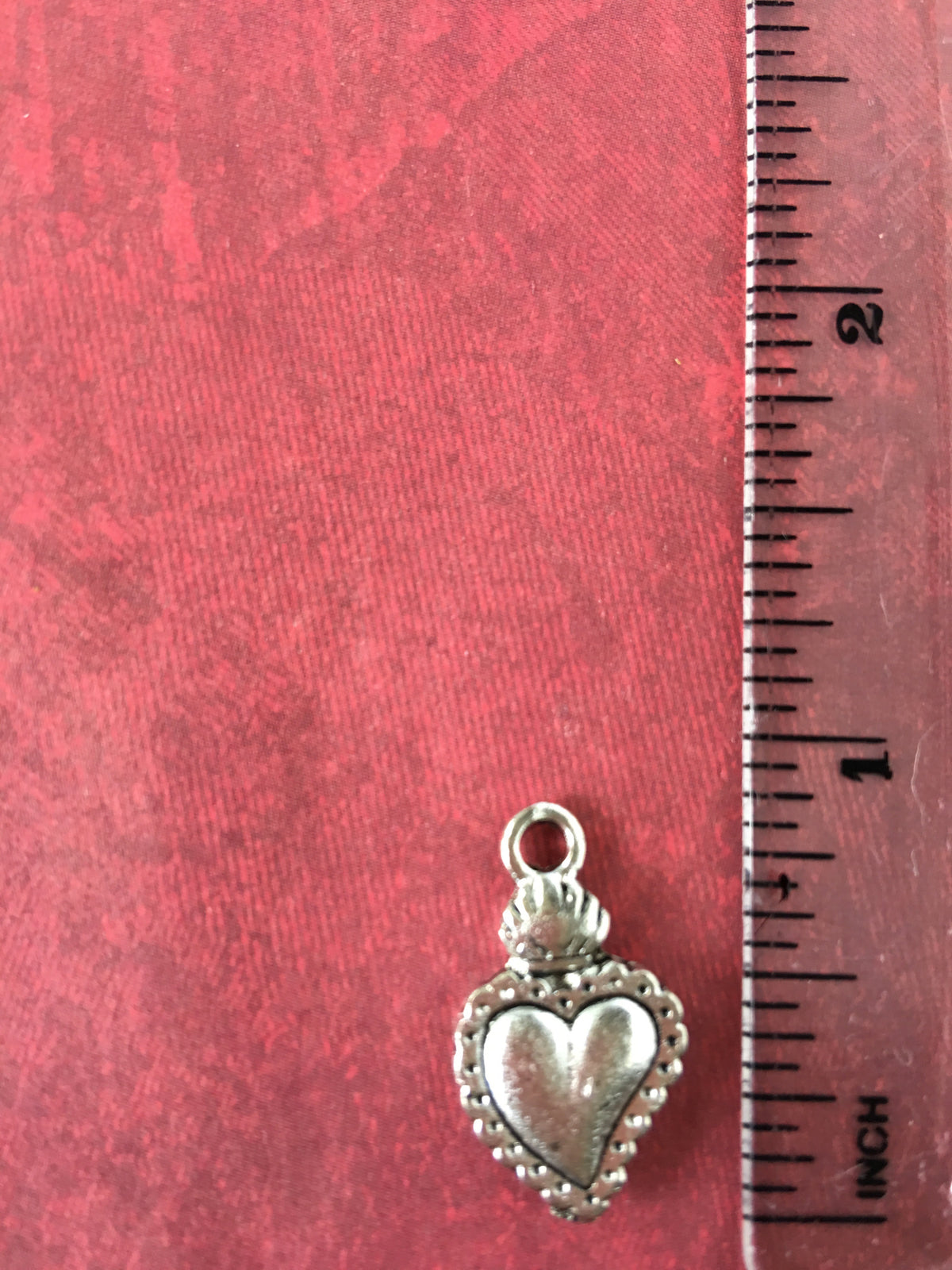 Vrindavan Hearts - Flowers or Lace - Pendant/Charm