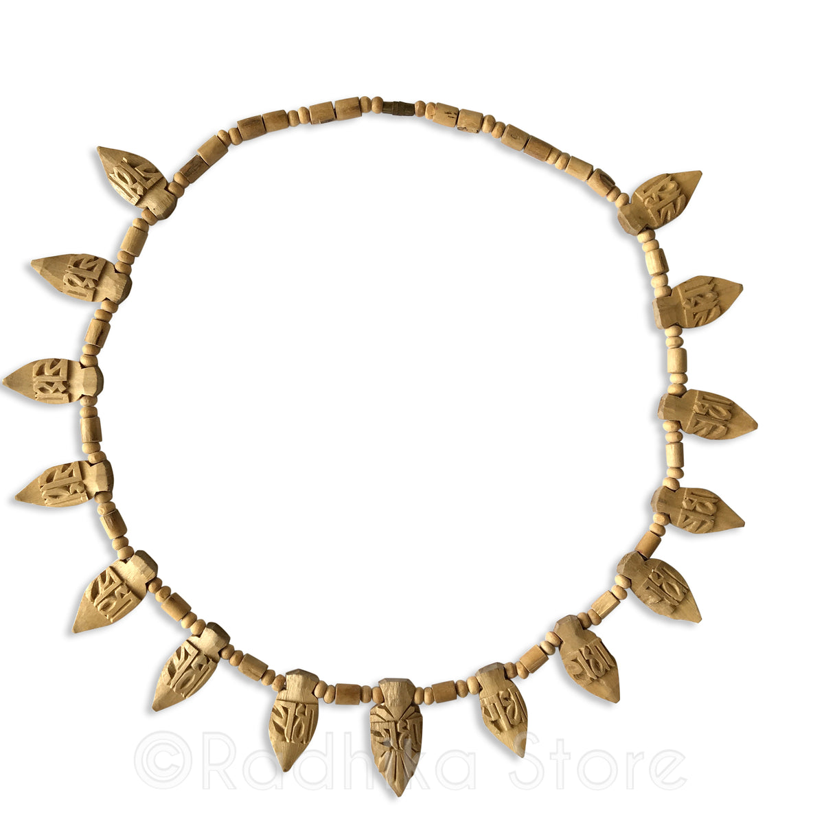 15 Radha Lotus Pendants - Tulsi Necklace