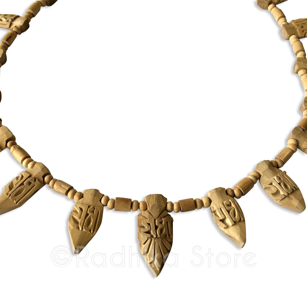 15 Radha Lotus Pendants - Tulsi Necklace