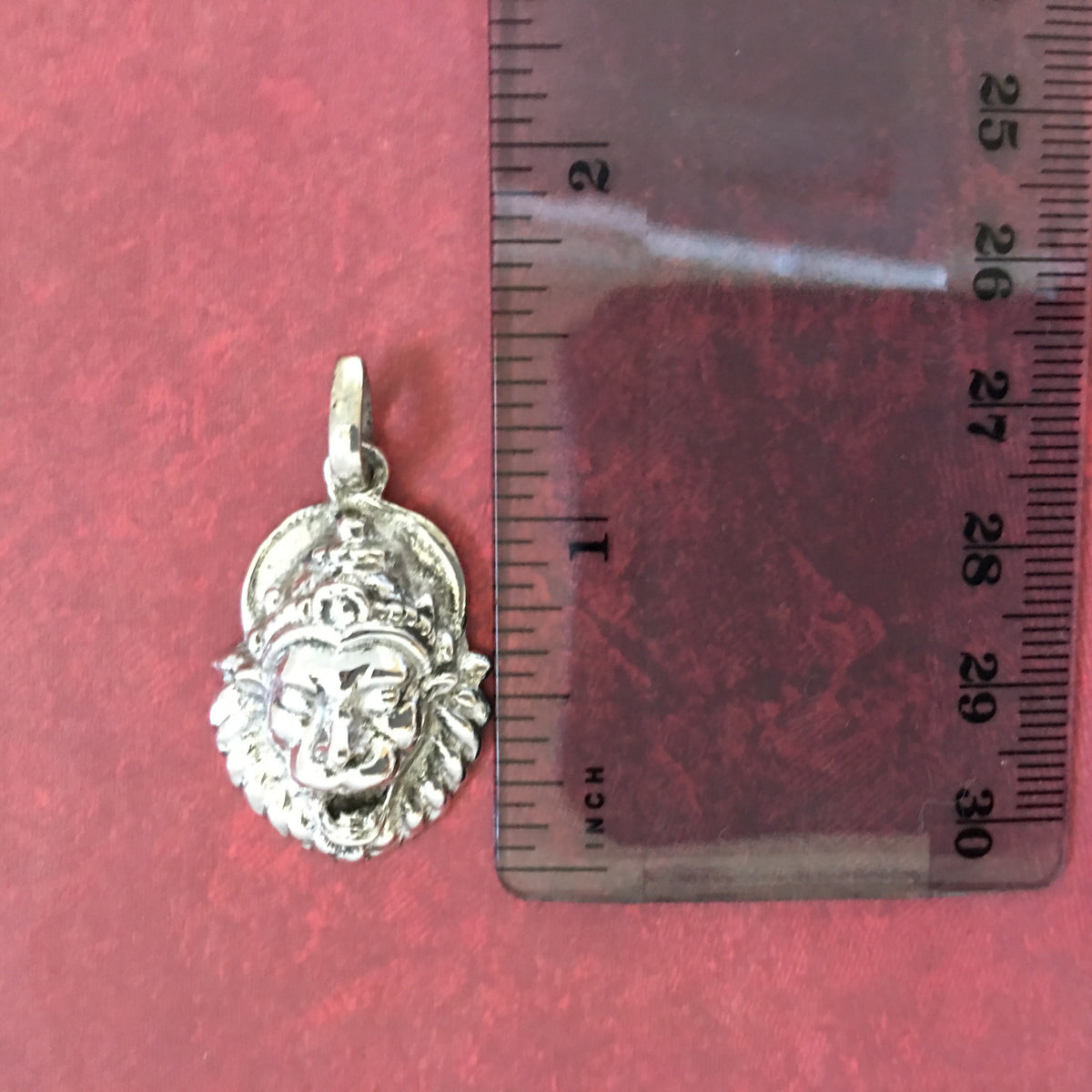 Silver Lord Narasimhadeva Pendant - Protection Mood Medium