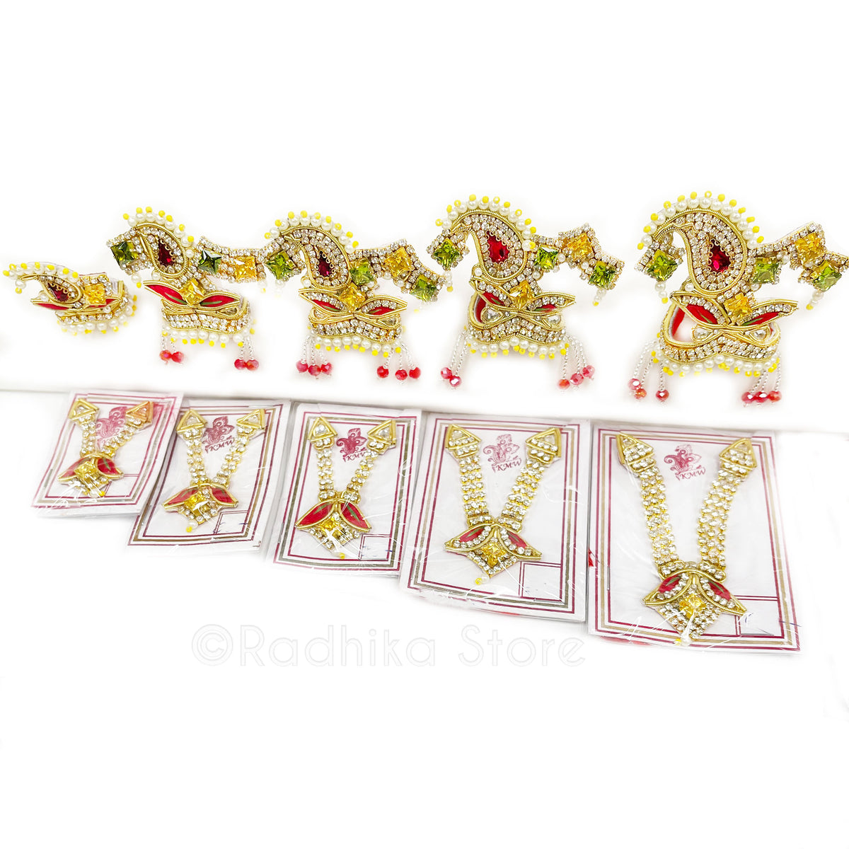 Chintamani Chandrika - Deity Crown and Necklace Set