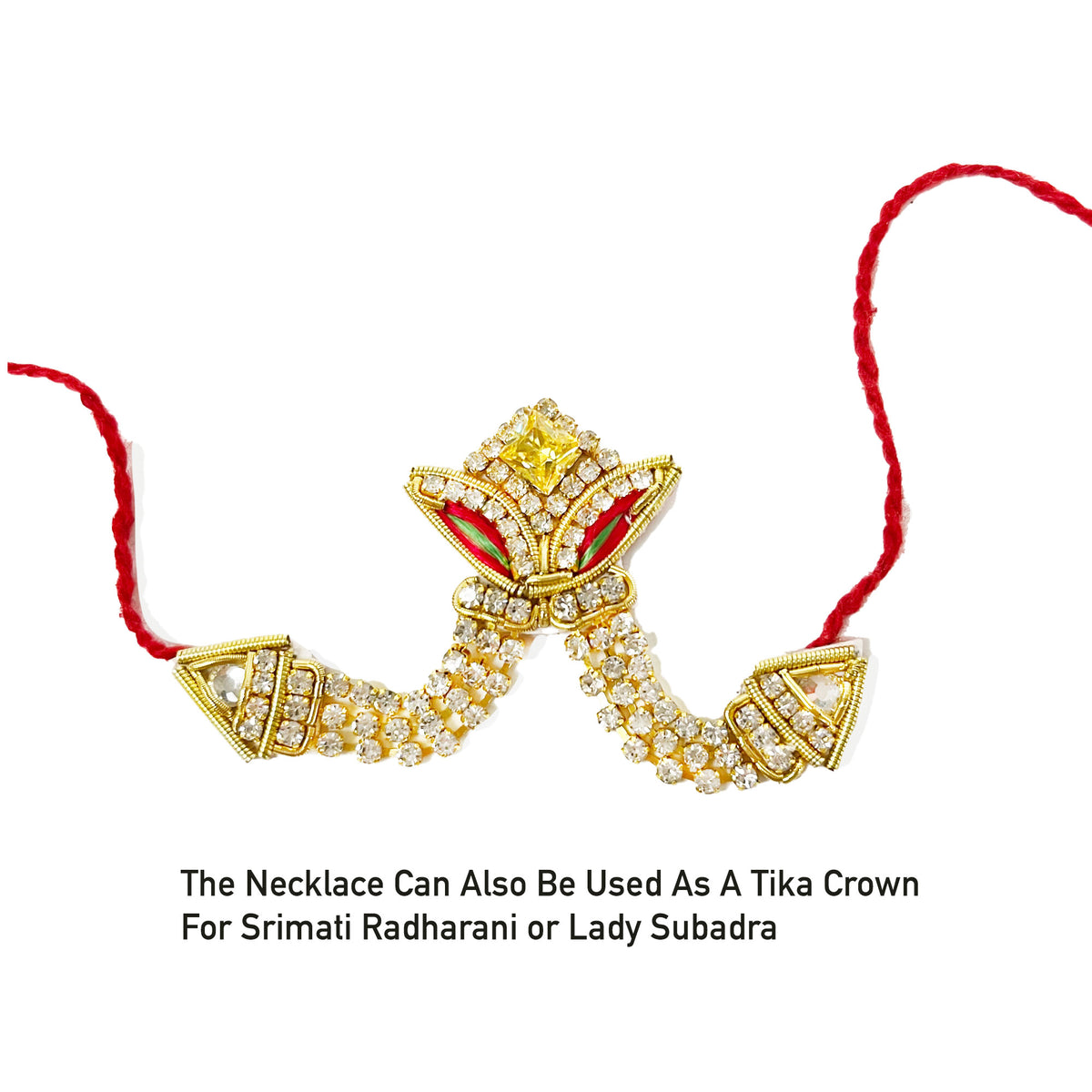 Chintamani Chandrika - Deity Crown and Necklace Set