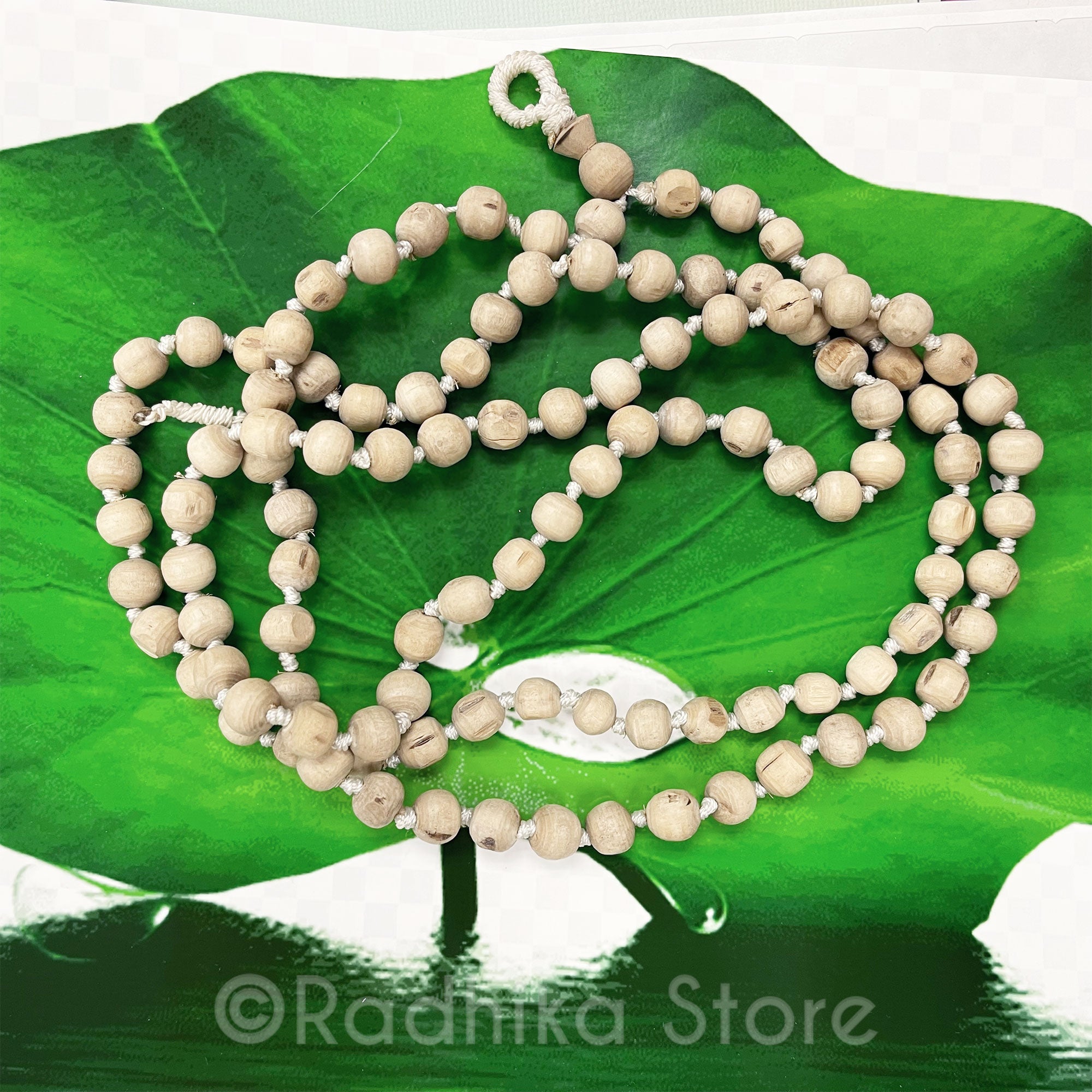 Pure Tulsi Japa Beads - Hang 27" to 29" Inches Long