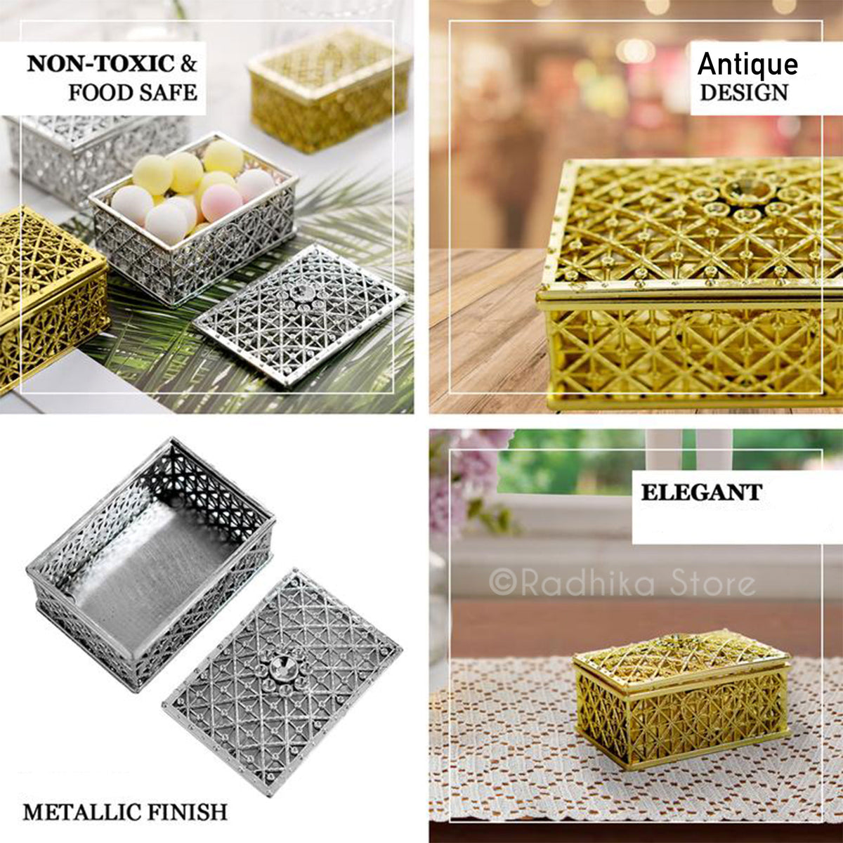 Decorative Gift Box or Jewelry Box - Light Box For Altar