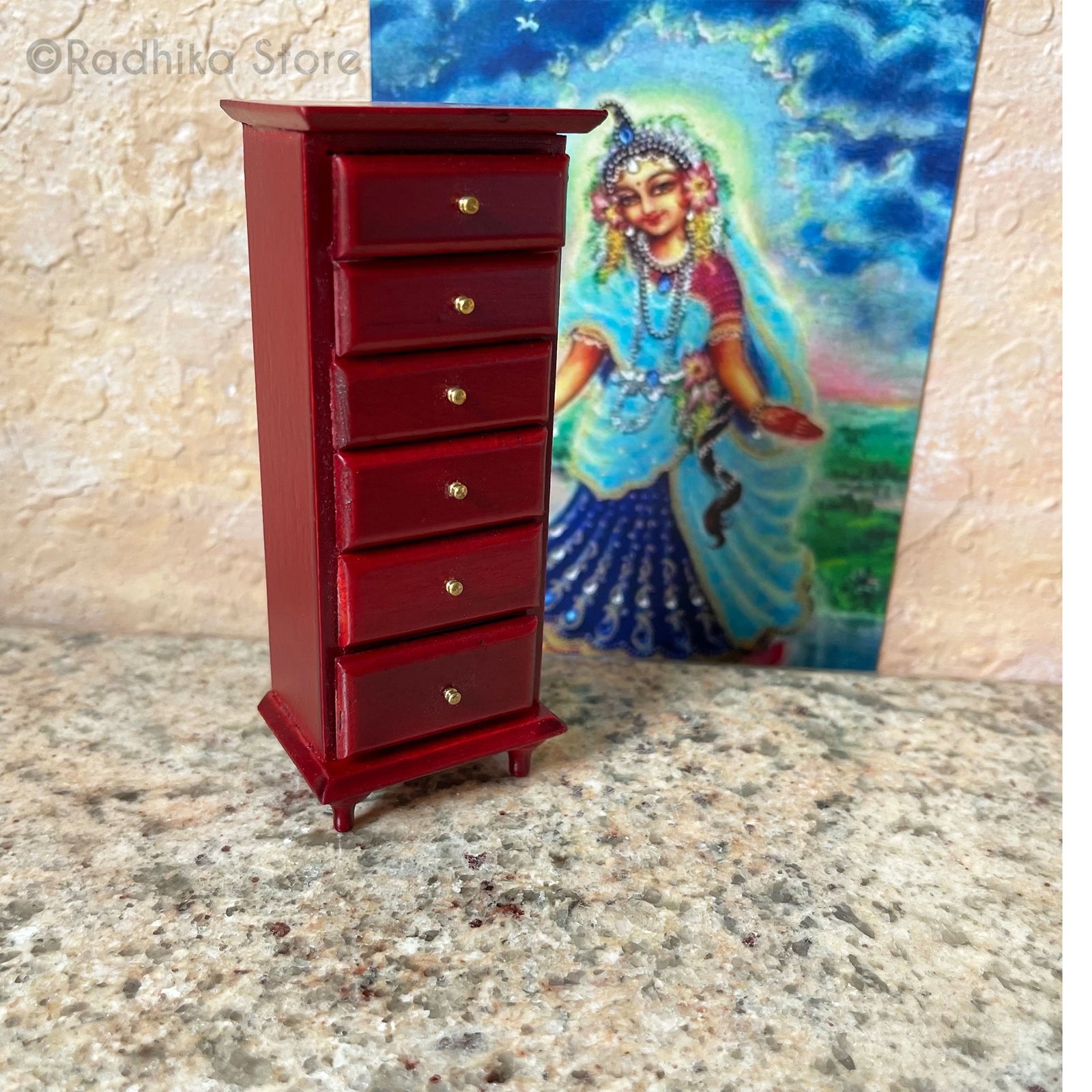 Vrindavan Forest Cottage- Mahogany Jewelry box