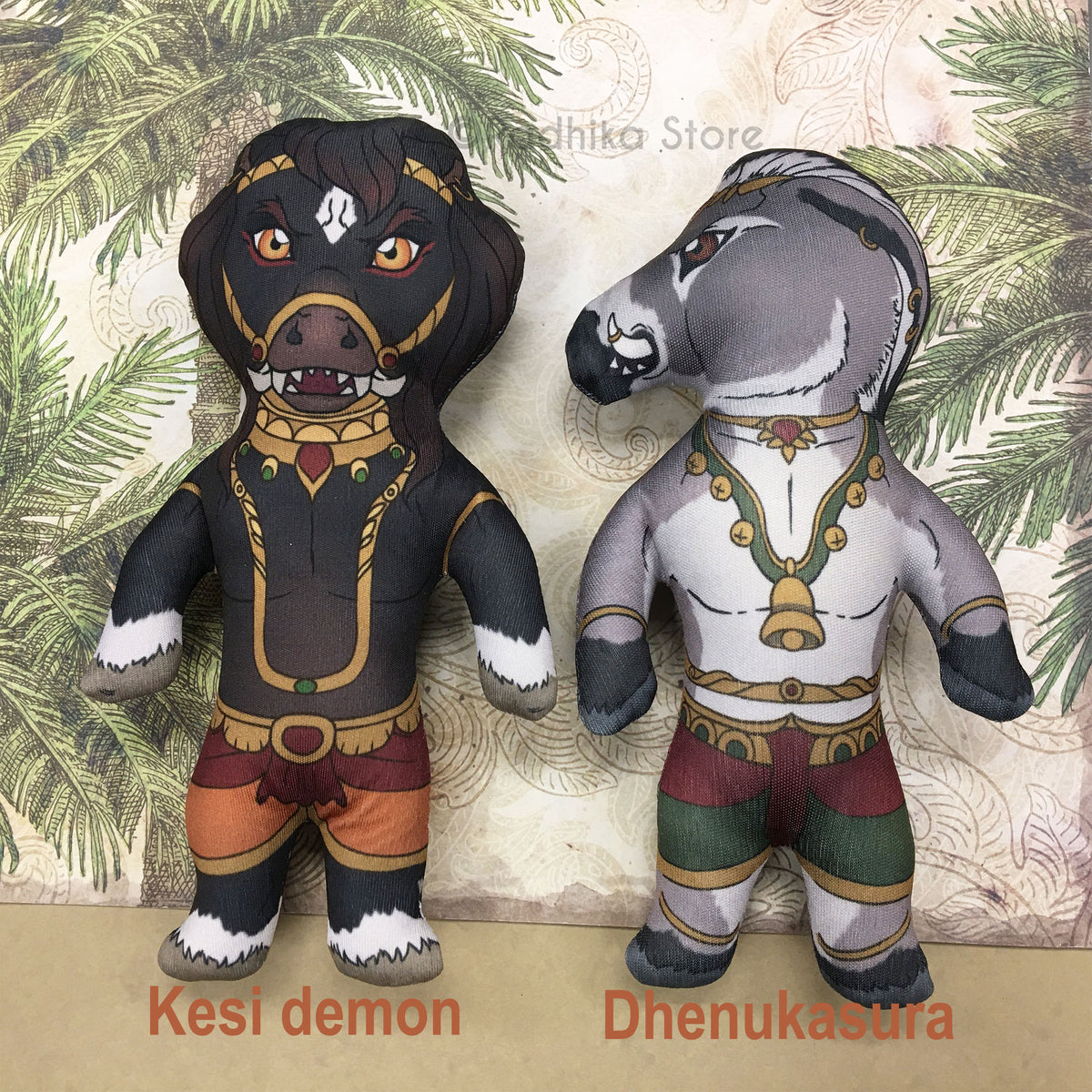 Kesi And Dhenukasura (For your Krishna Lila Pastime Play - Transcendental Dolls