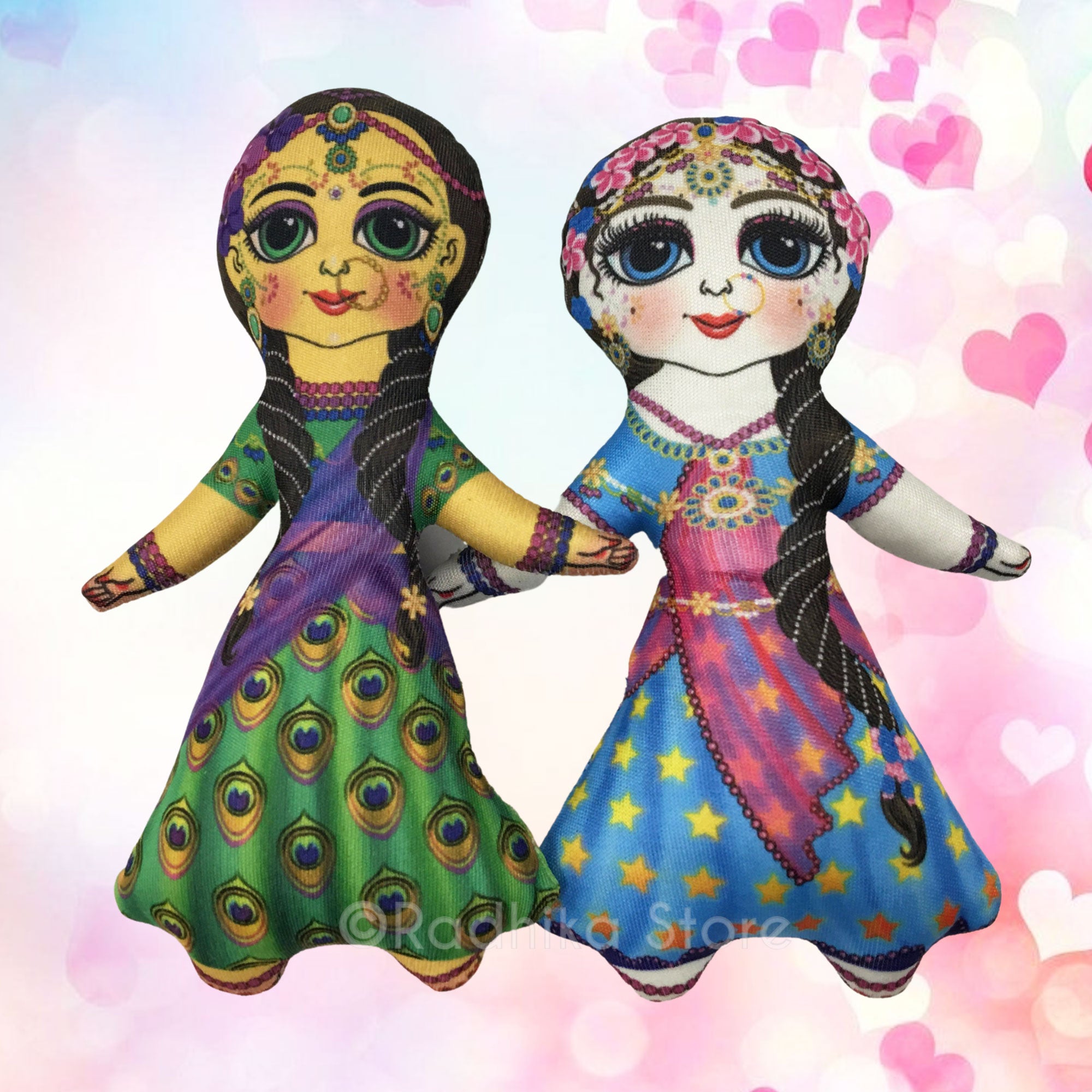 Gopis (Lalita and Vishaka) Transcendental Dolls Radhika Store