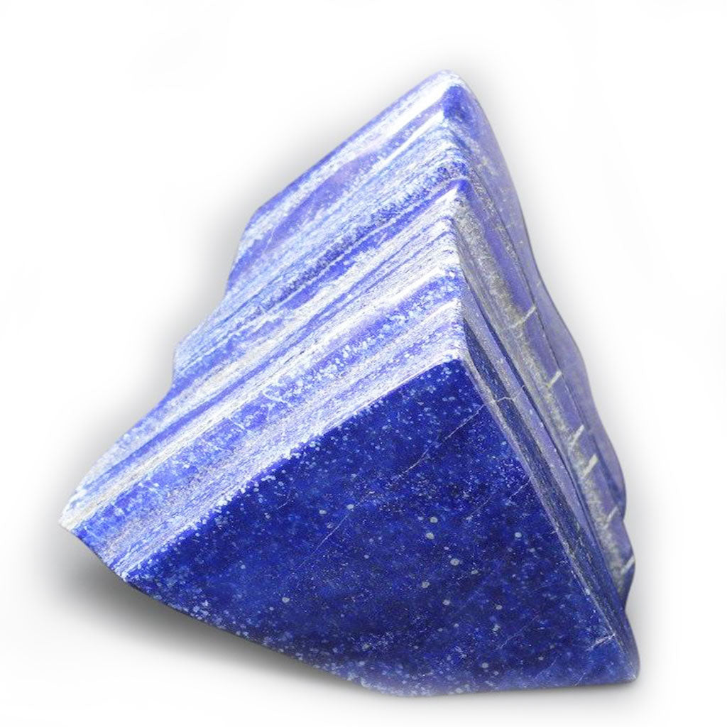 Tulsi- Blue Lapis - Silver Chain Necklace  - 18&quot; or 24&quot; Inches With Clasp - Small