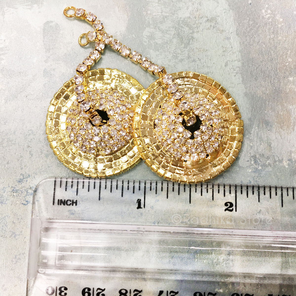 Clear Rhinestone Deity Kartal