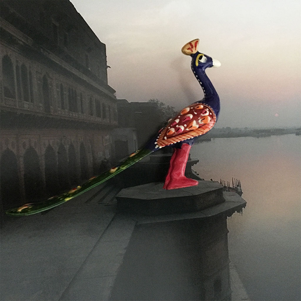 Vrindavan Peacocks - Ceramic -  Choose From Three Sizes