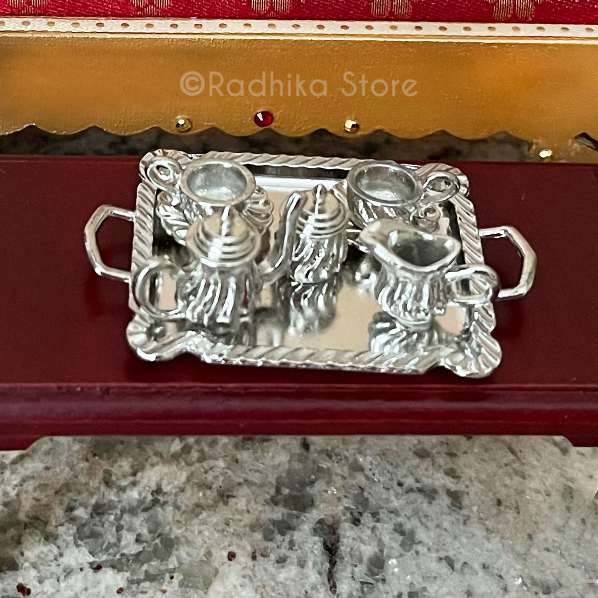 Miniature Offering Tray Set With Square Tray-(Large)