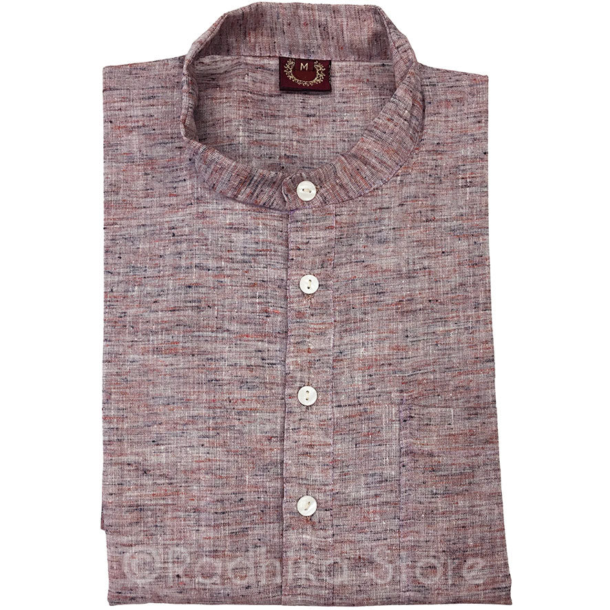 Taupe Lavender Beige Tweed- Jute Kurtas - S,m,l,xl,xxl,3xl