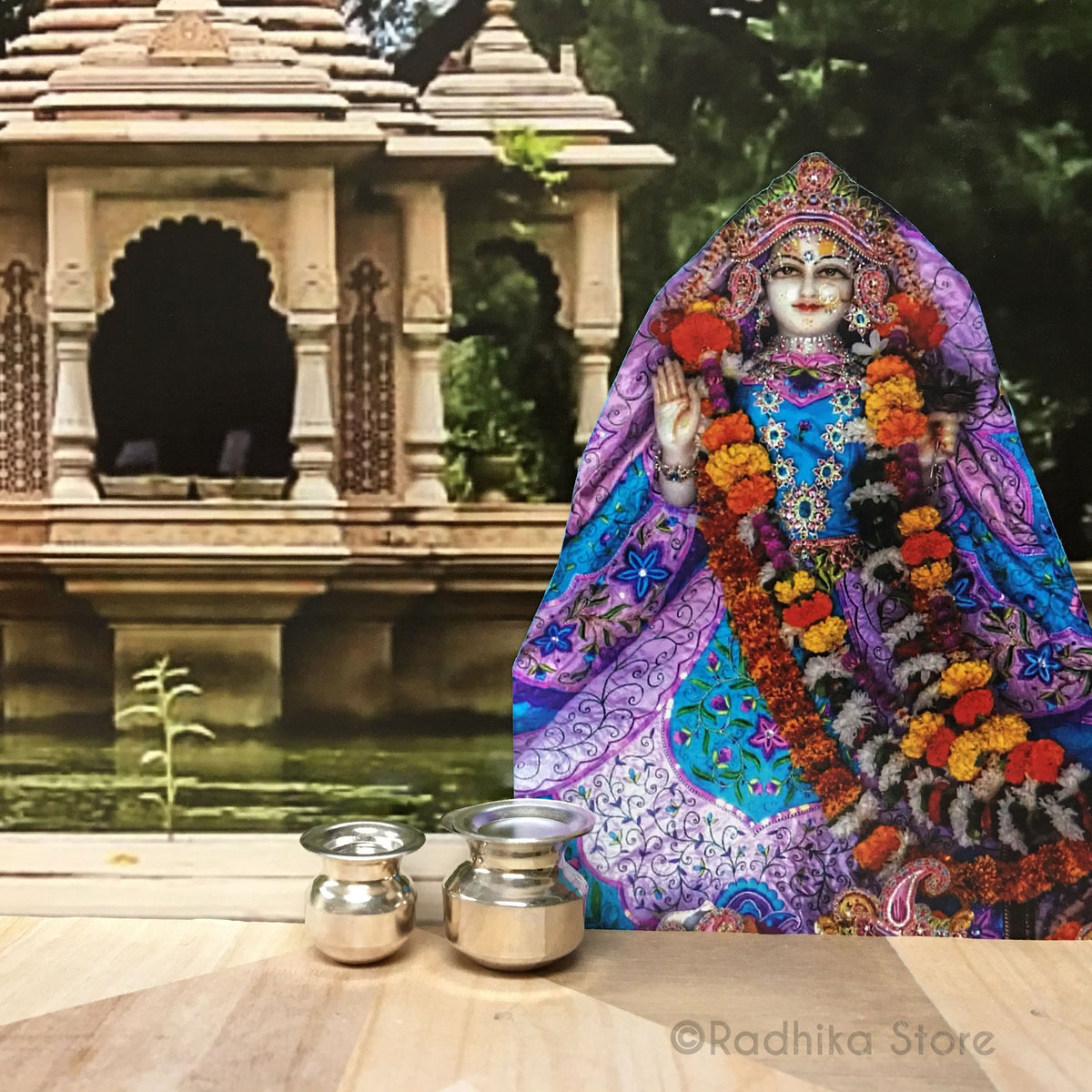 Miniature Silver Deity Lotas