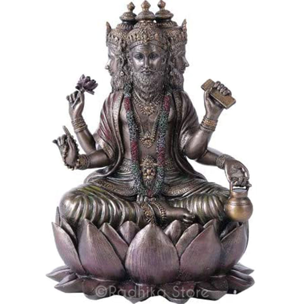 Lord Brahma Murti - 8" Inch