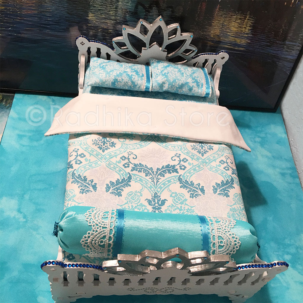 Lotus in Radha Kunda Bed - 13&quot; Inch