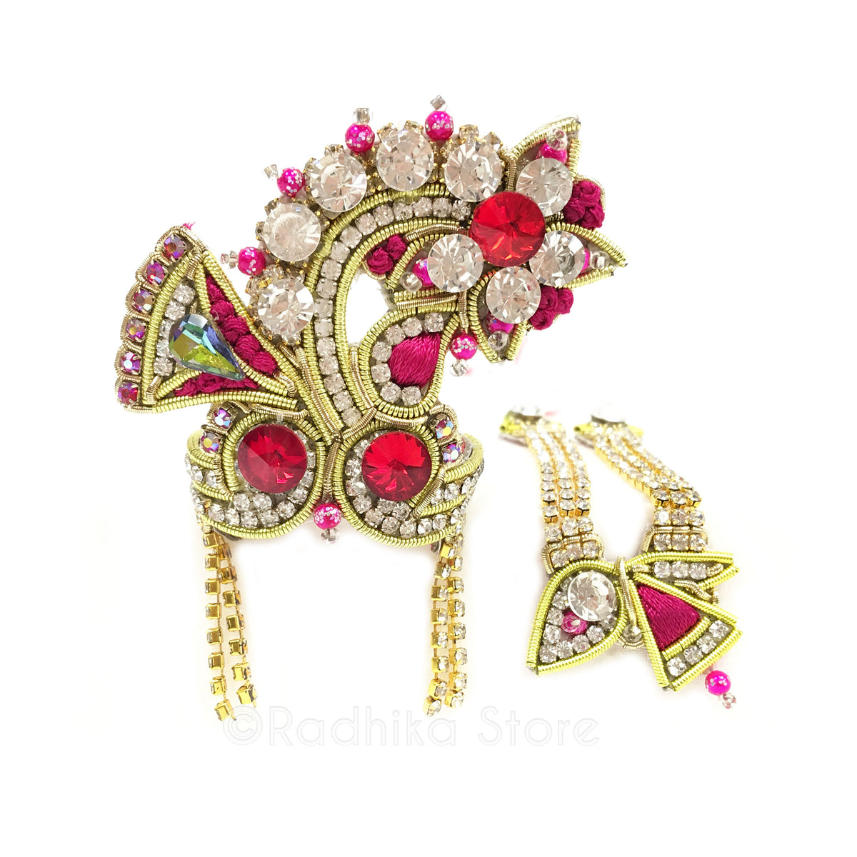Manjari - Deity Crown and Necklace Set
