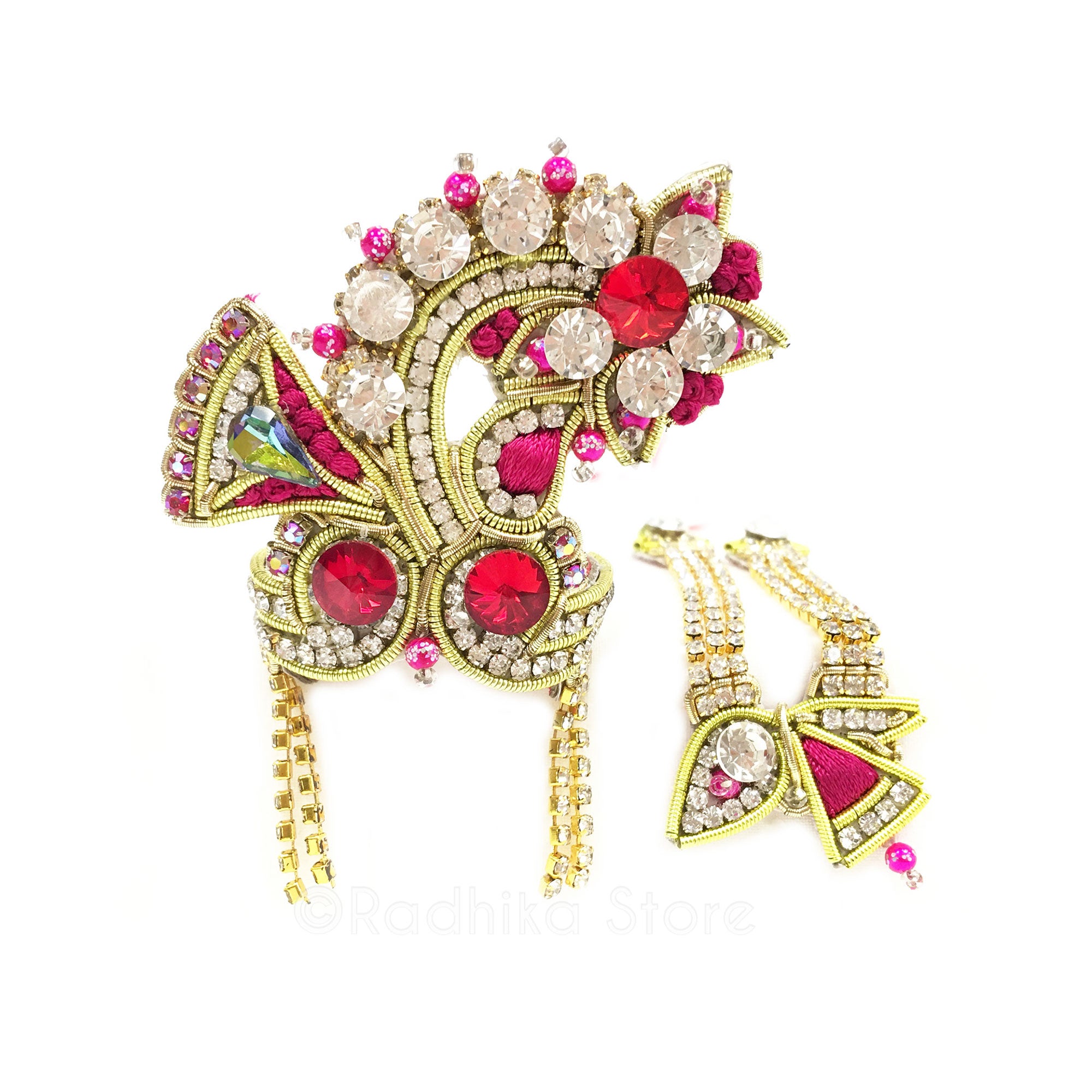Manjari - Deity Crown and Necklace Set
