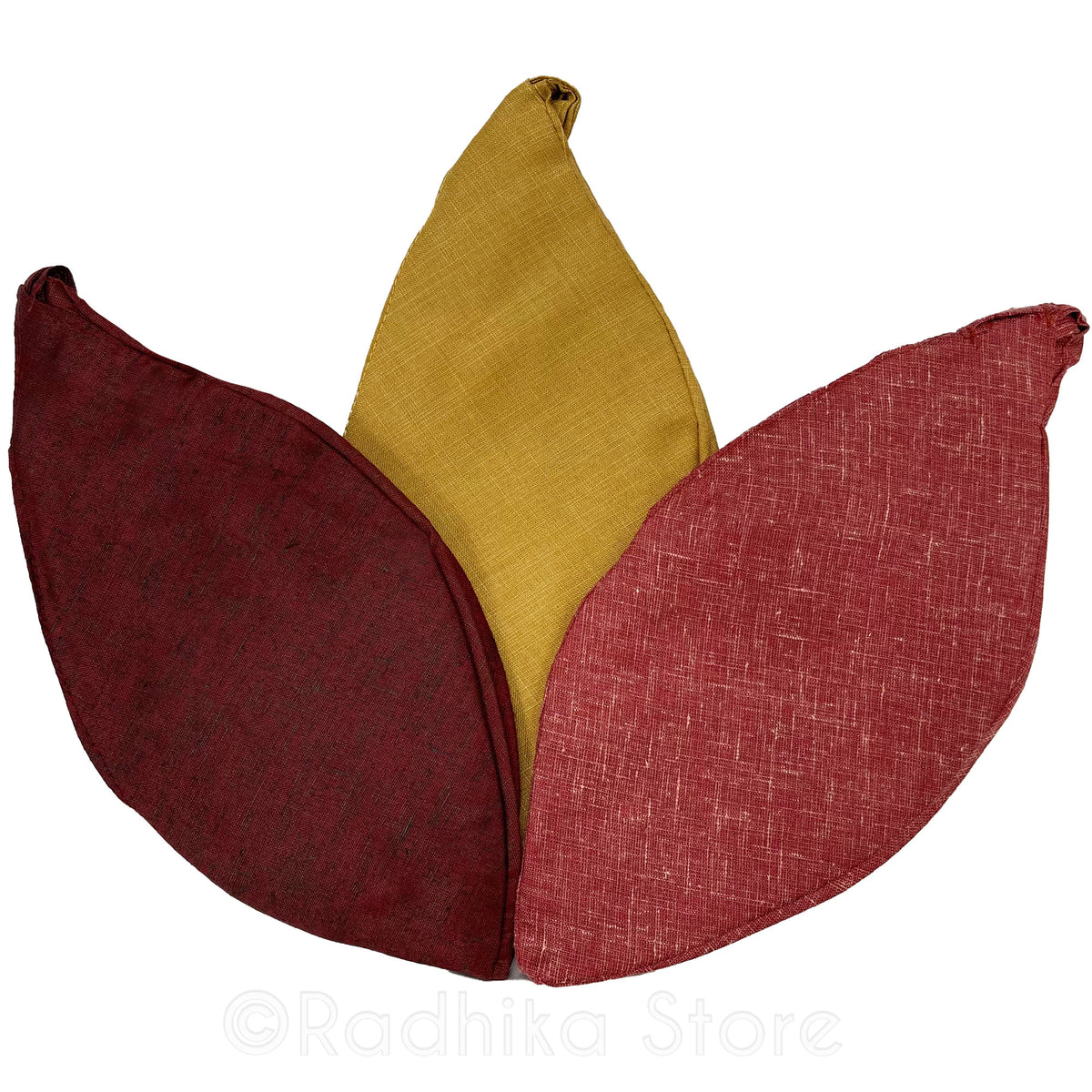 Maroon - Golden Sand - Burgundy - Natural Jute - Bead Bags
