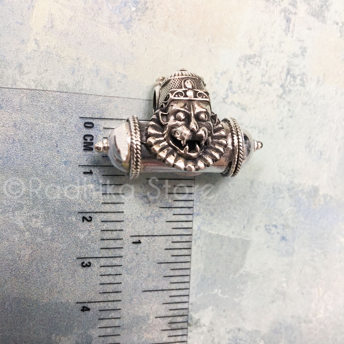 Mayapur Lord Narasimhadeva - Silver Kavacha