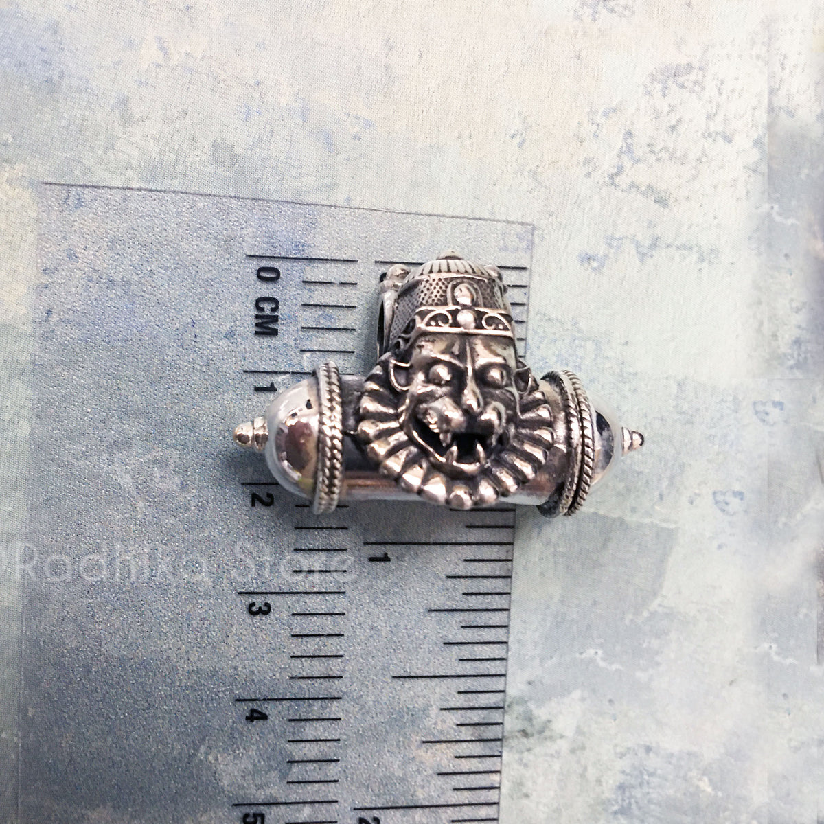 Mayapur Lord Narasimhadeva - Silver Kavacha