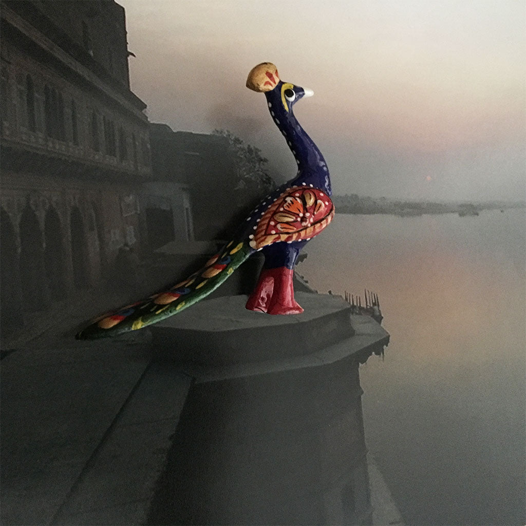 Vrindavan Peacocks - Ceramic -  Choose From Three Sizes