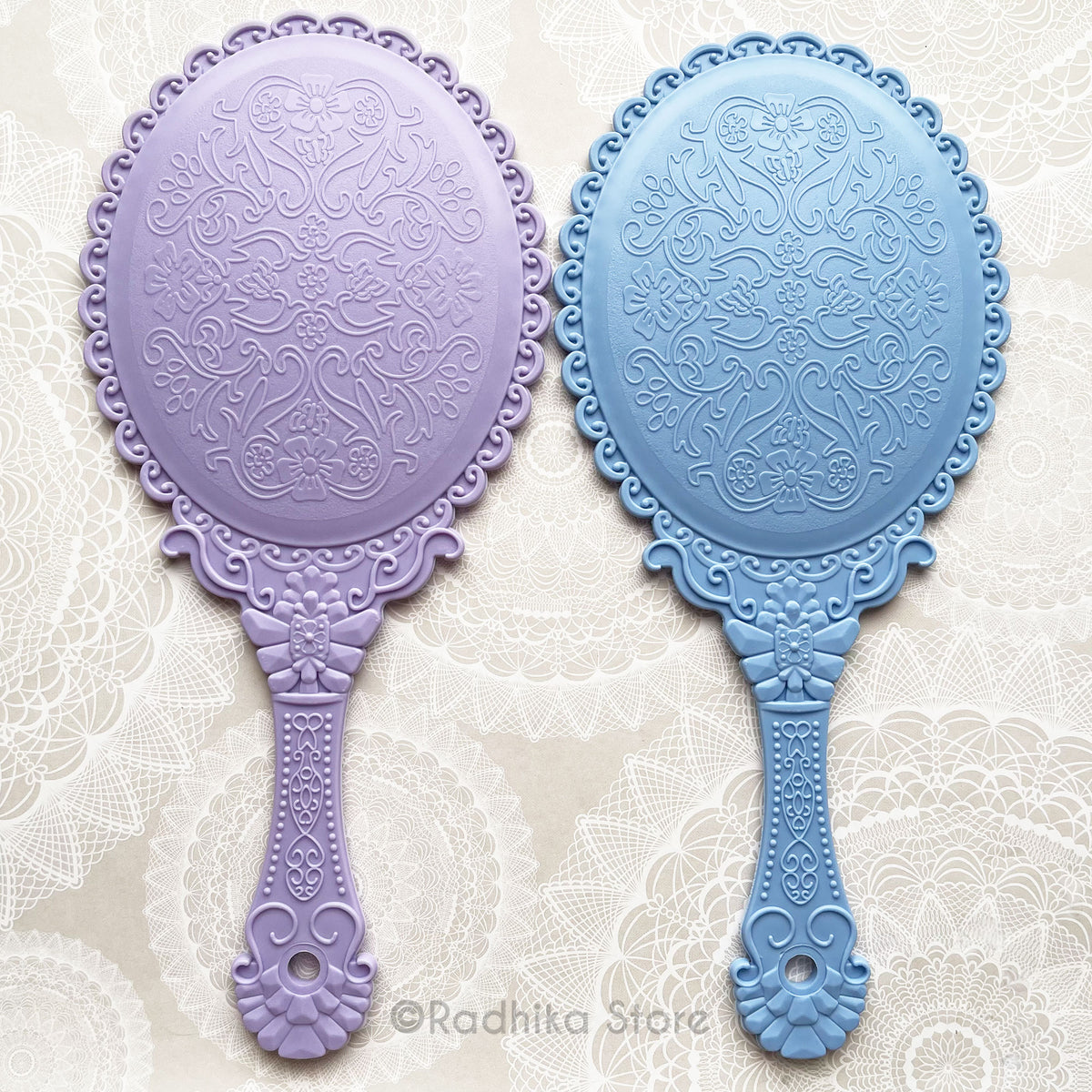 Vrindavan Deity Mirror 9 3/4 inch long