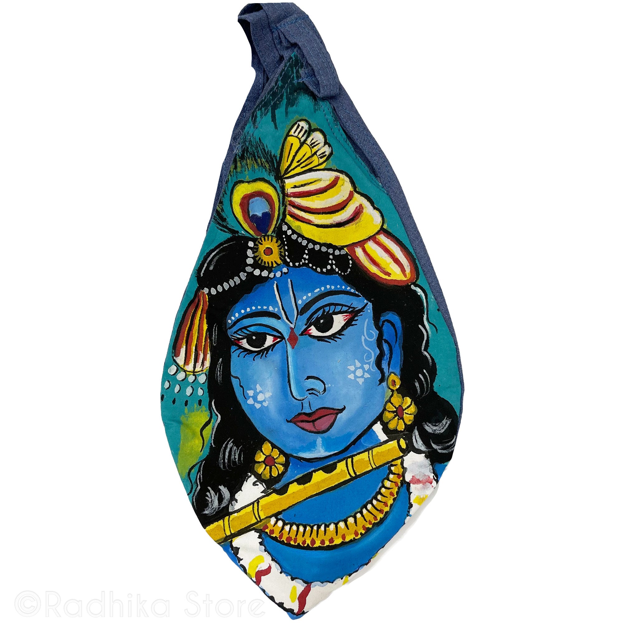 Vrindavan Shamasundar - Hand Painted Bead Bag