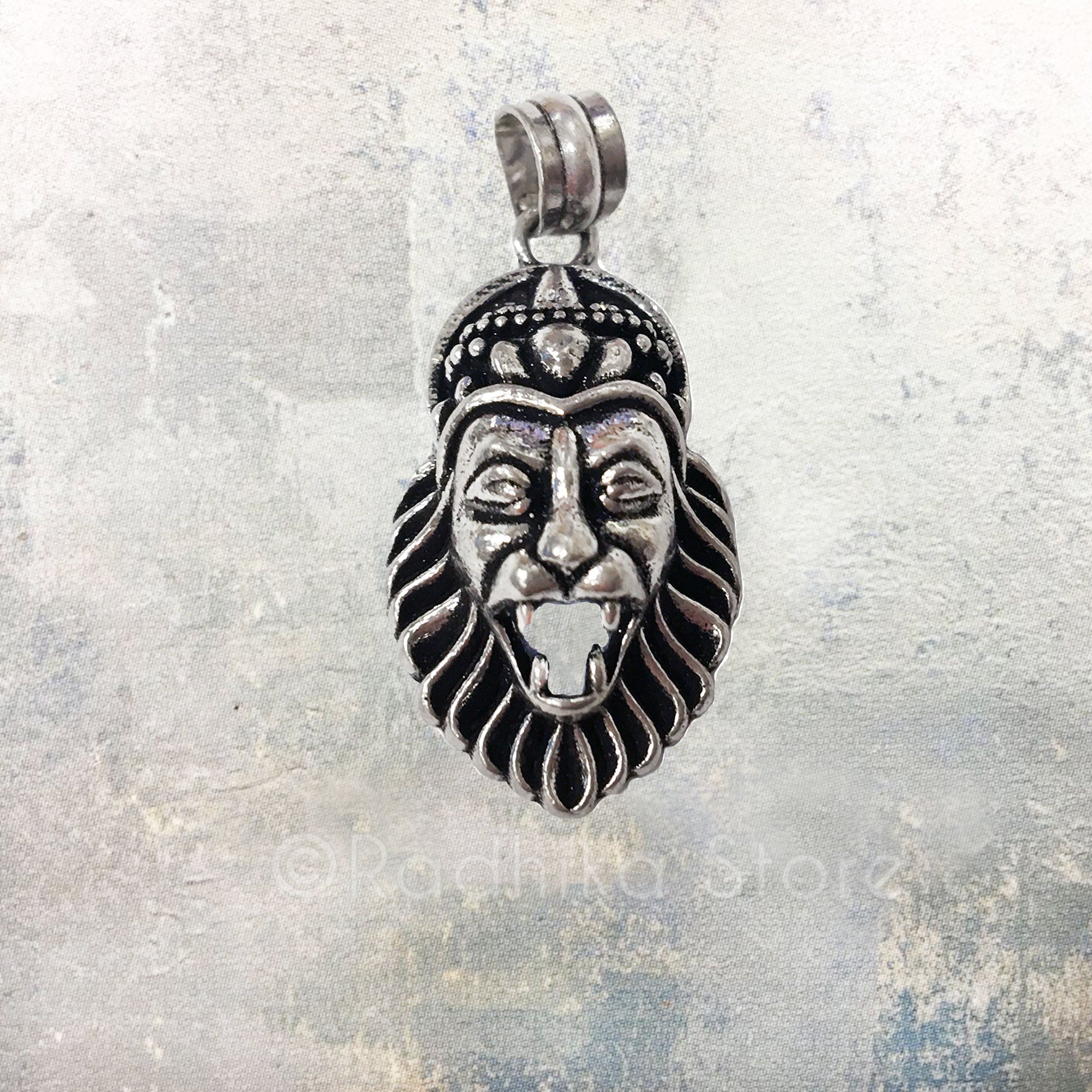 My Lord Narasimhadeva Protection - Silver Pendant