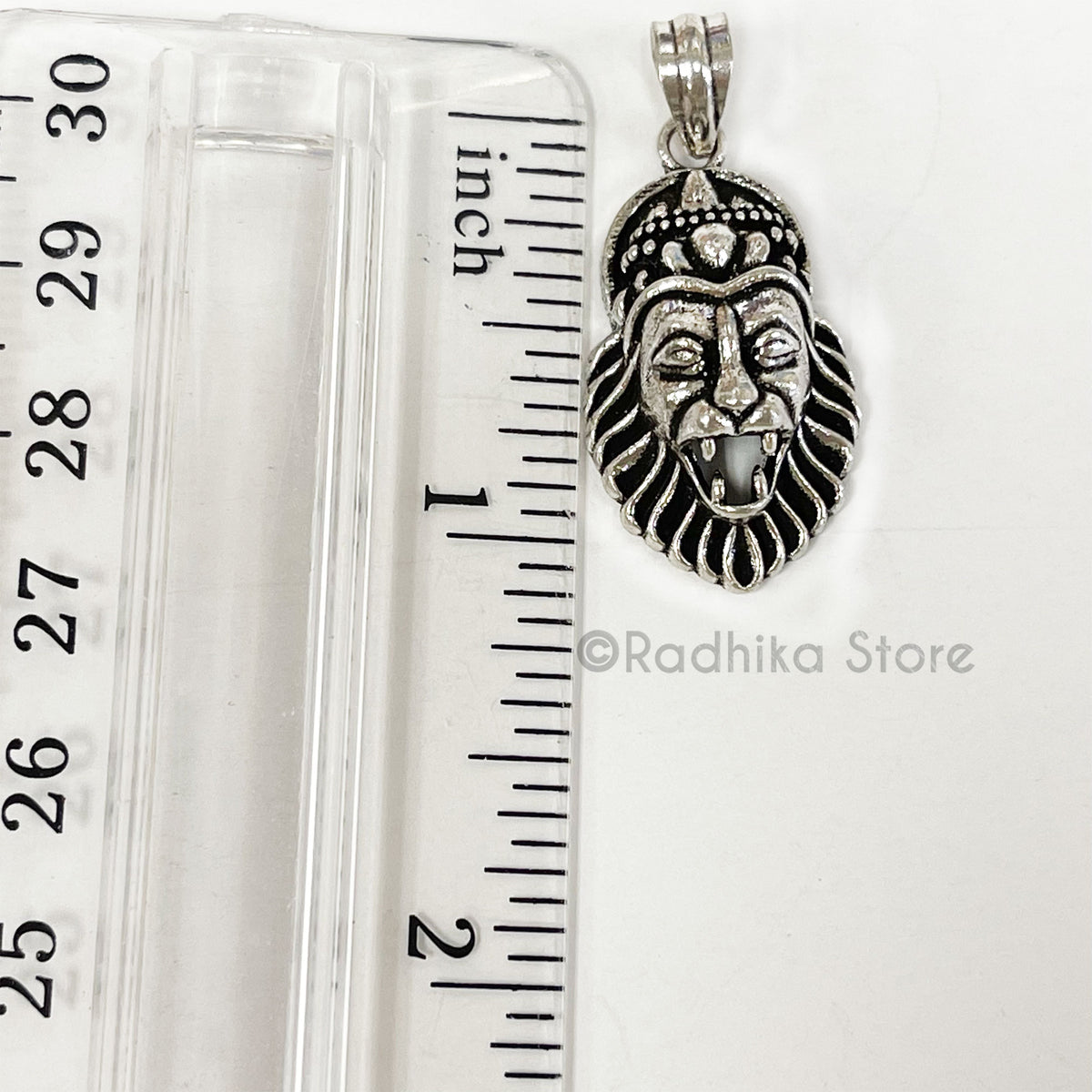 My Lord Narasimhadeva Protection - Silver Pendant