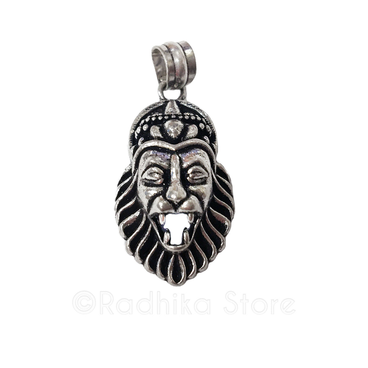 My Lord Narasimhadeva Protection - Silver Pendant