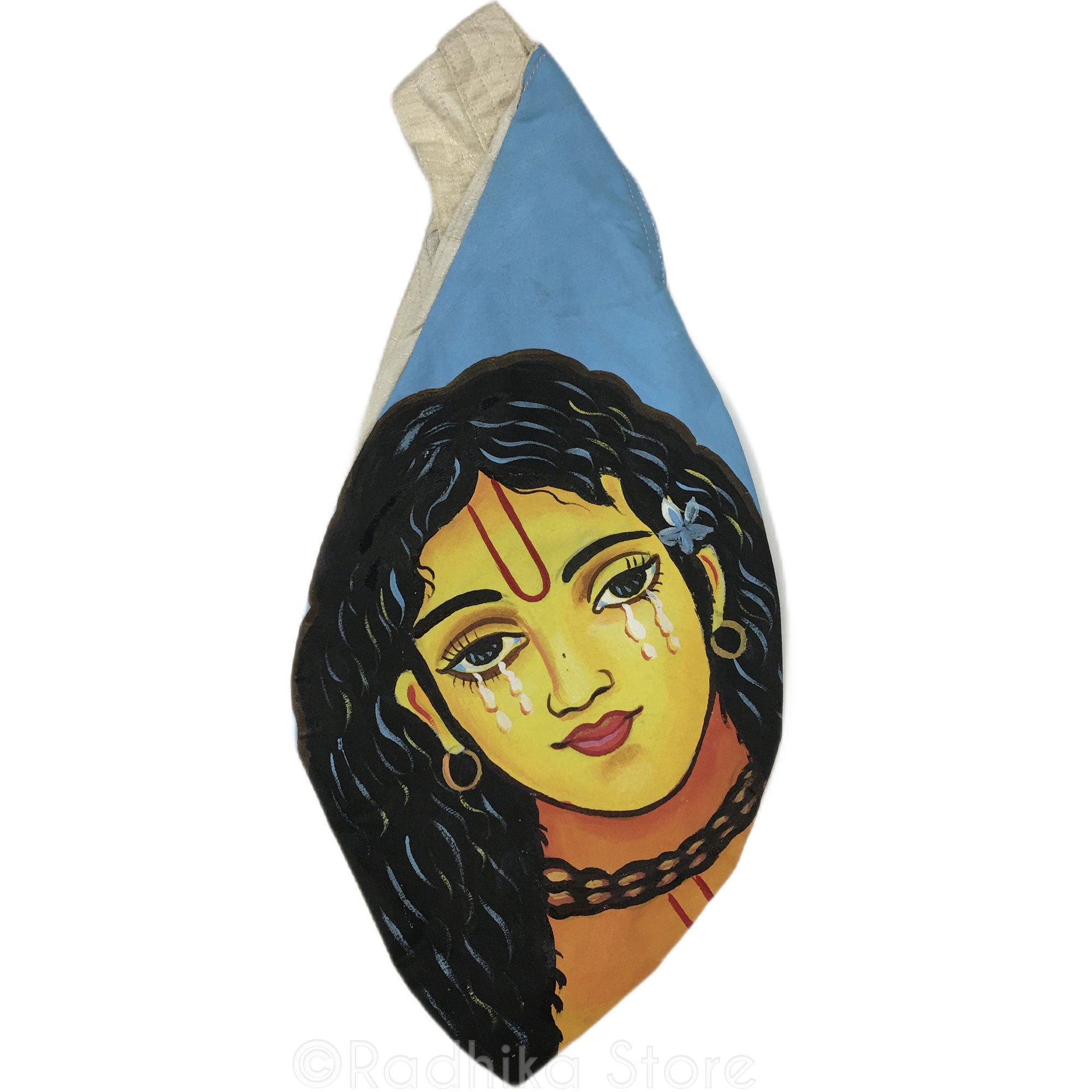 Most Merciful Nityanada - Hand Painted Bead Bag